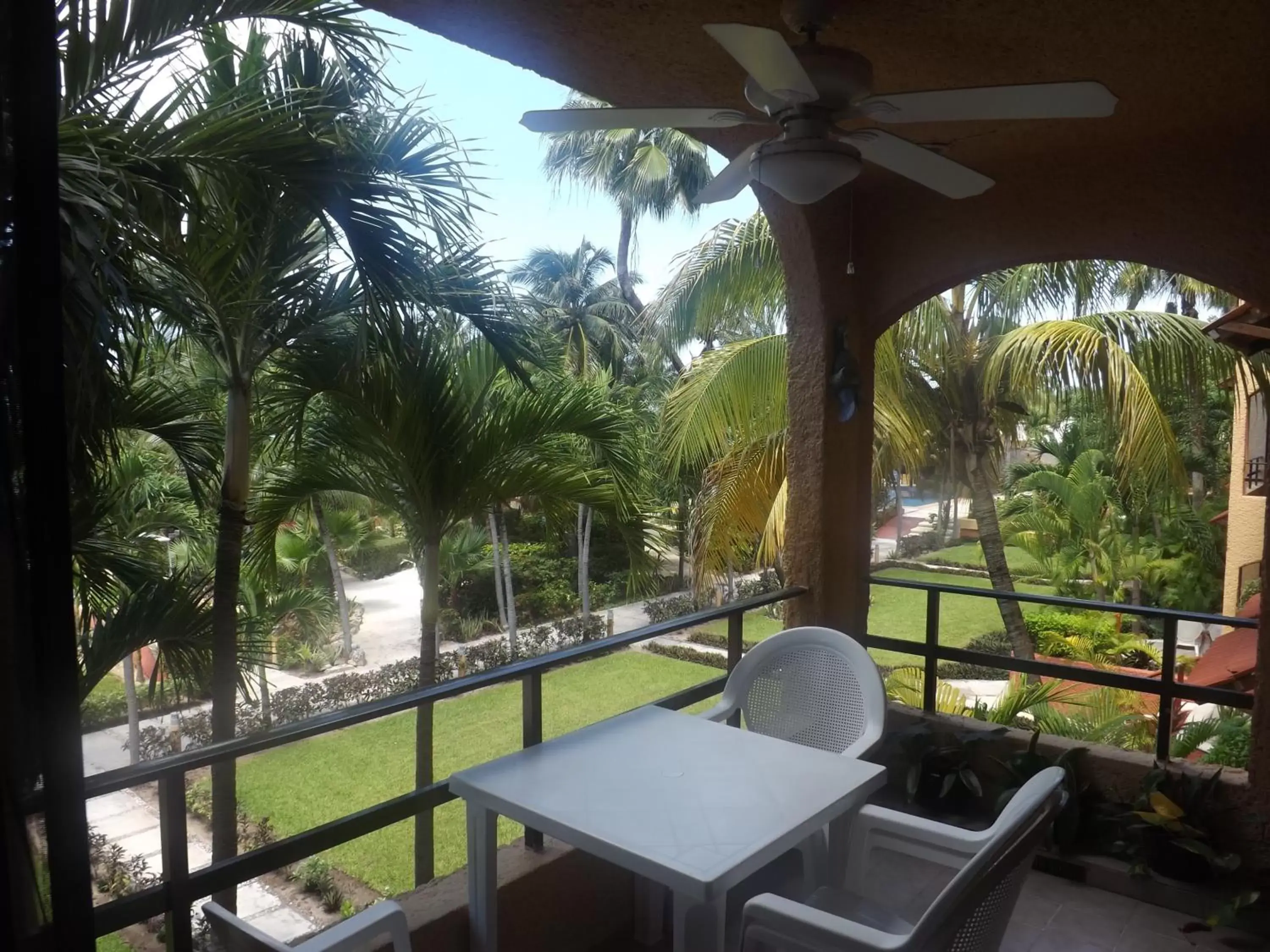 Balcony/Terrace, Pool View in Nautibeach Beach Front Condos in North Beach