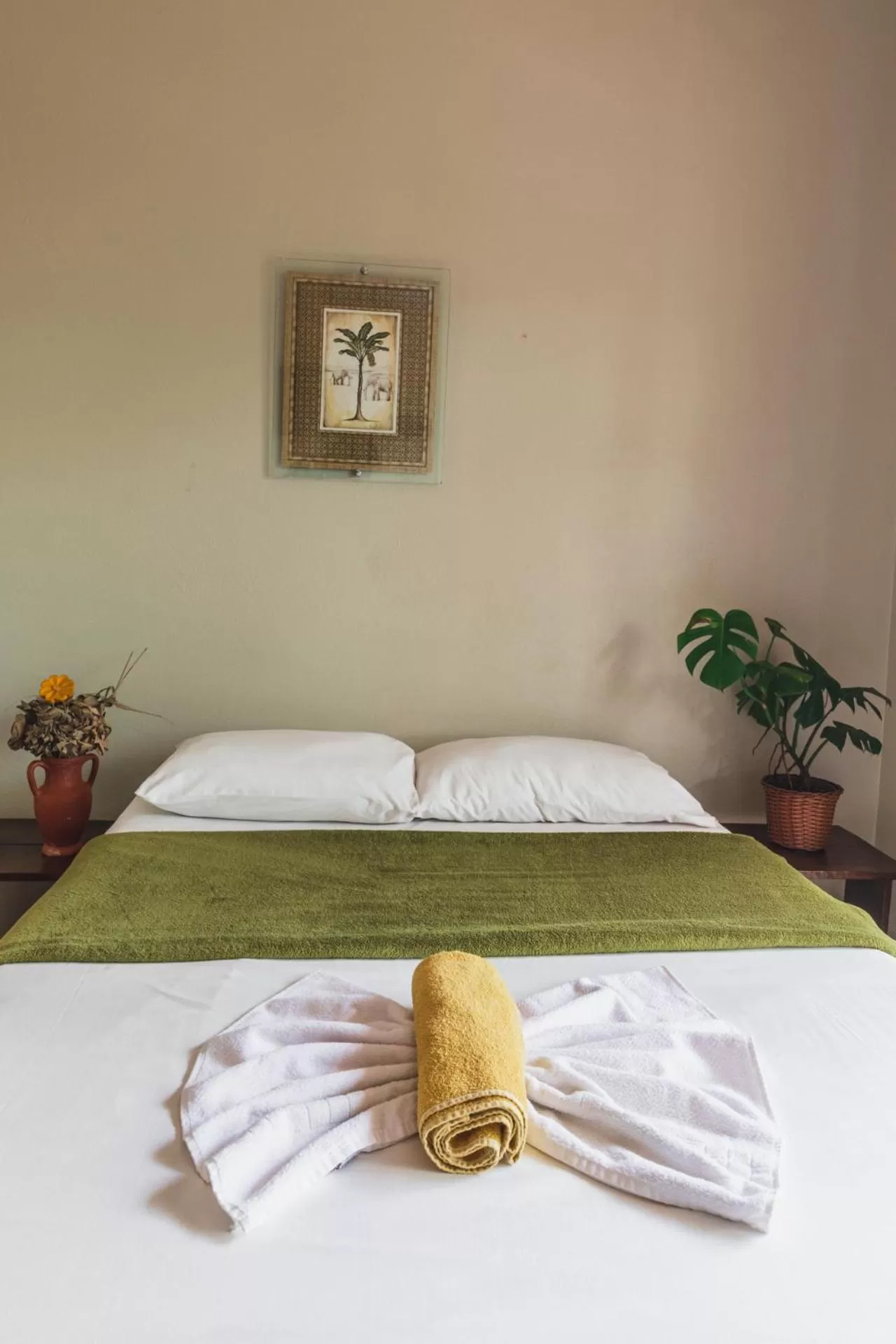 Bed in Pousada La Cabana