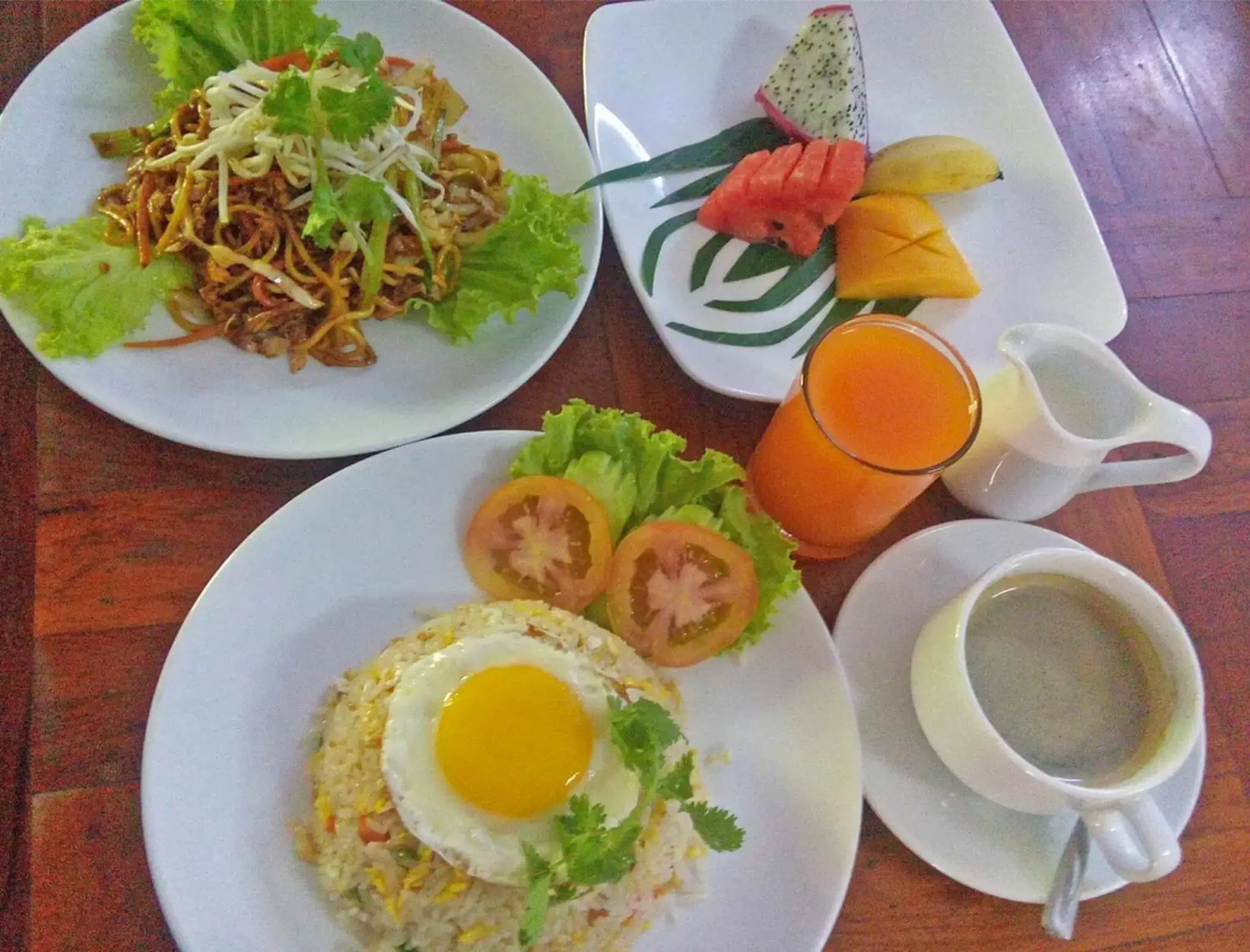 Asian breakfast in BB Angkor Residence
