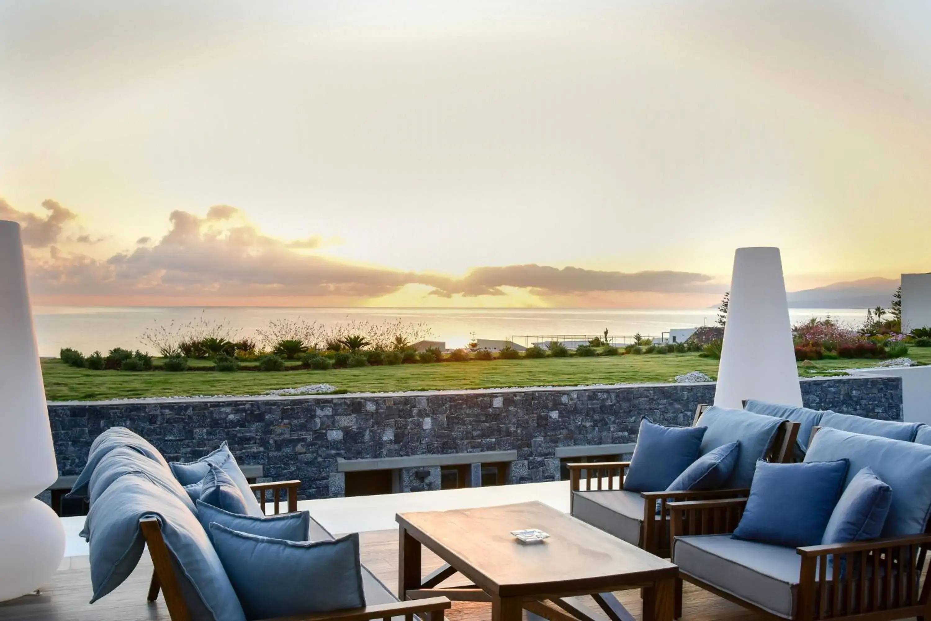 Patio, Sunrise/Sunset in Nana Princess Suites Villas & Spa