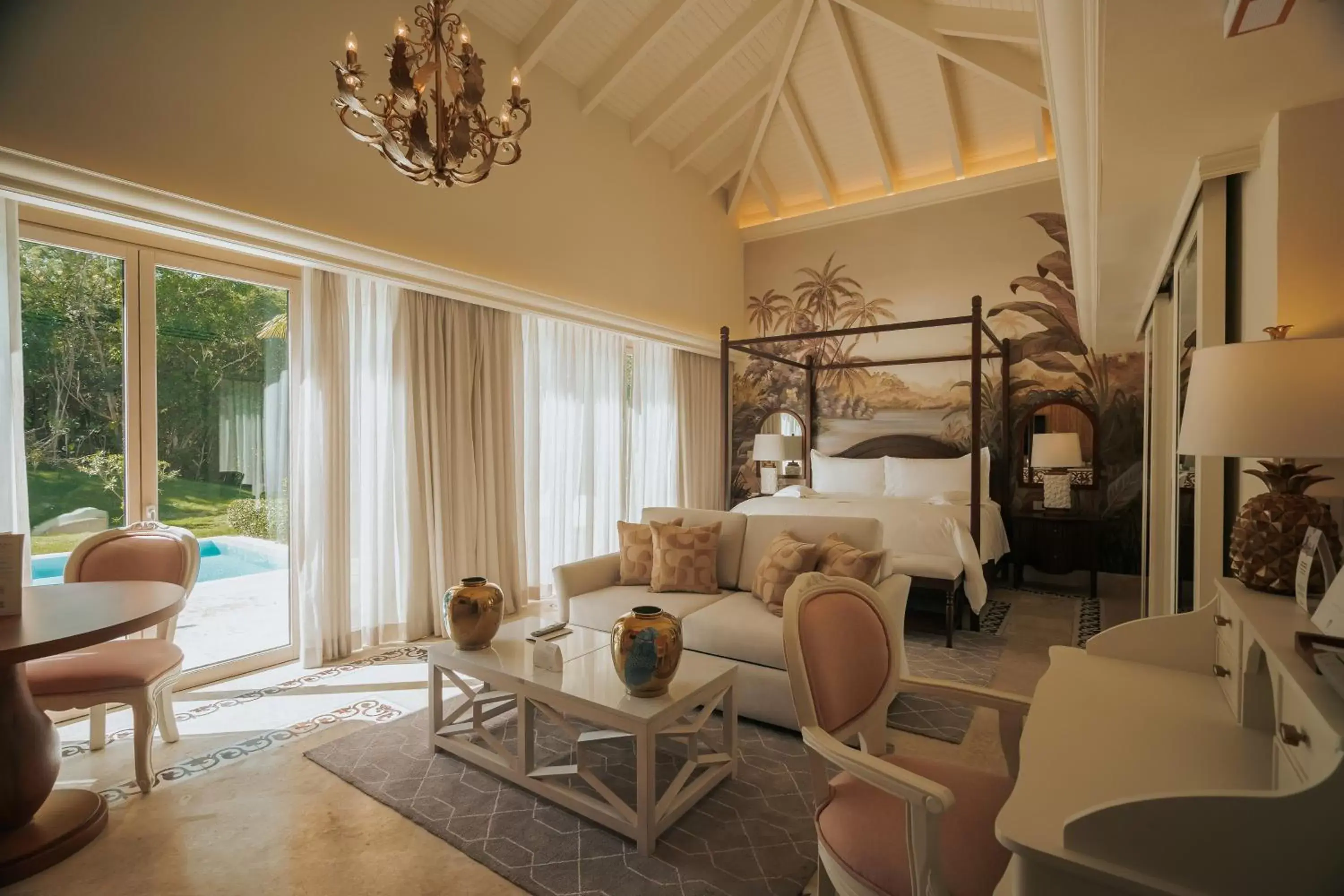 Bed, Seating Area in Eden Roc Cap Cana