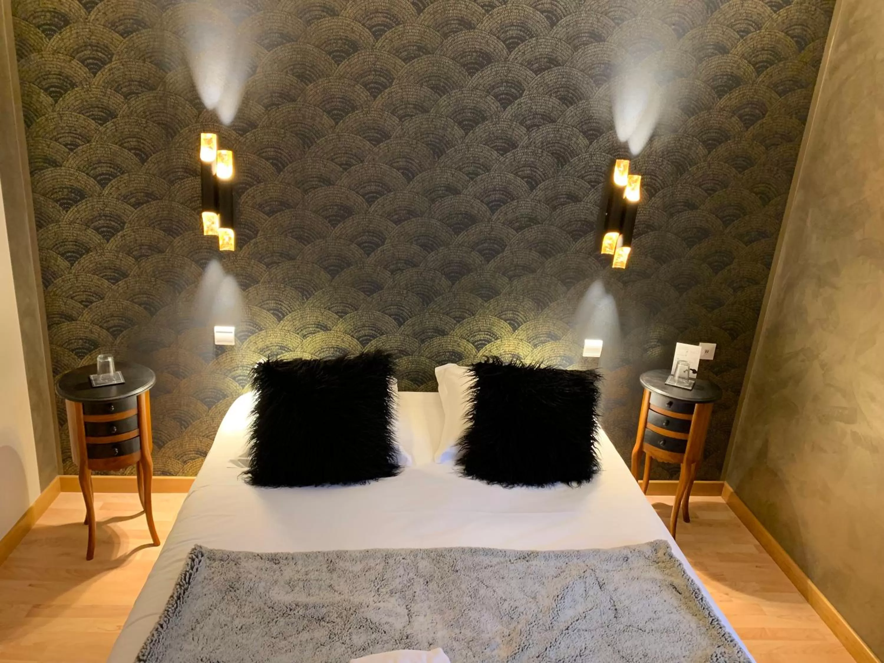 Bed in Hôtel Vintage