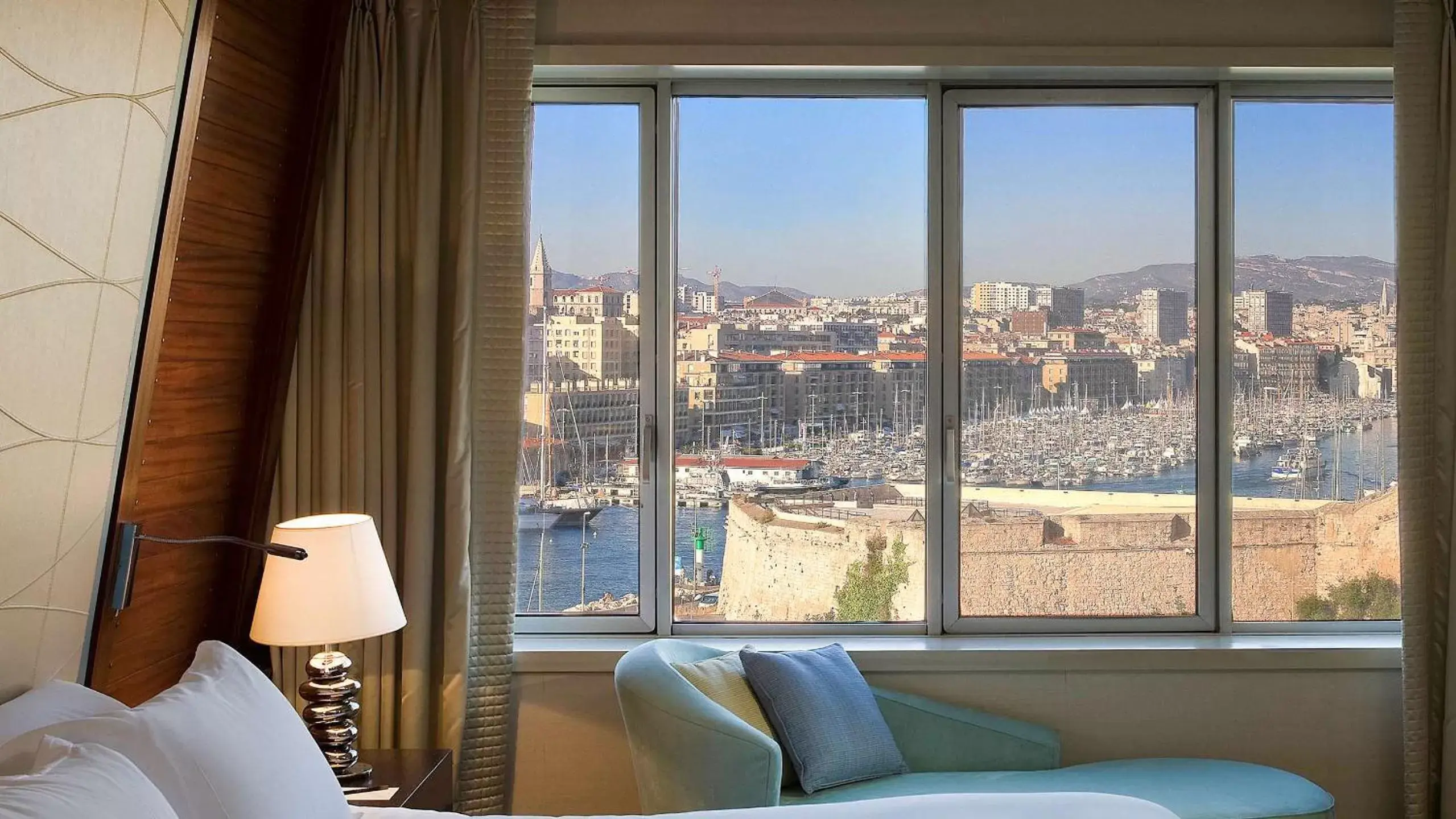 Bedroom in Sofitel Marseille Vieux-Port