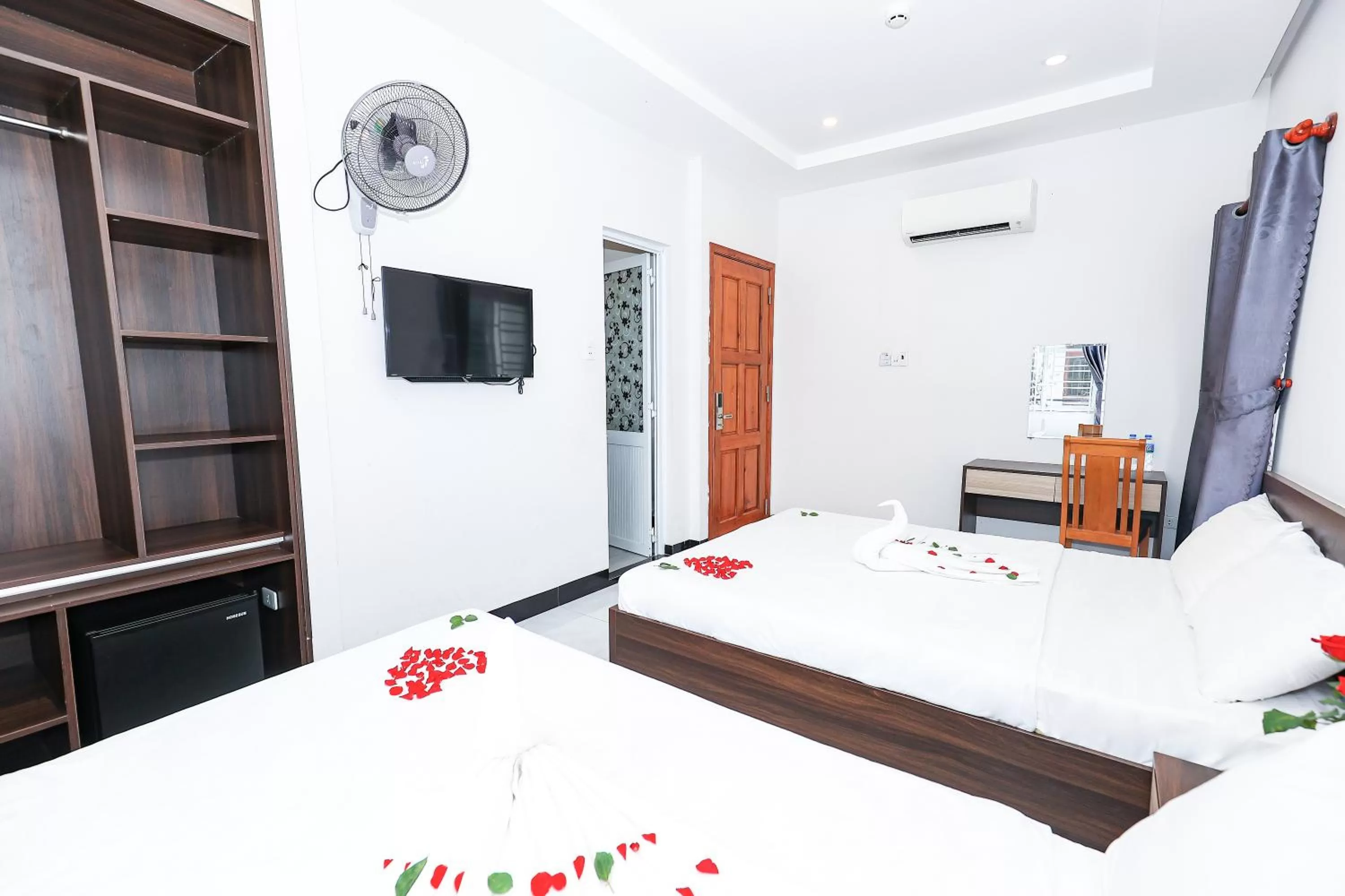 hair dresser, Bed in Ciao Hồng Phúc Hotel