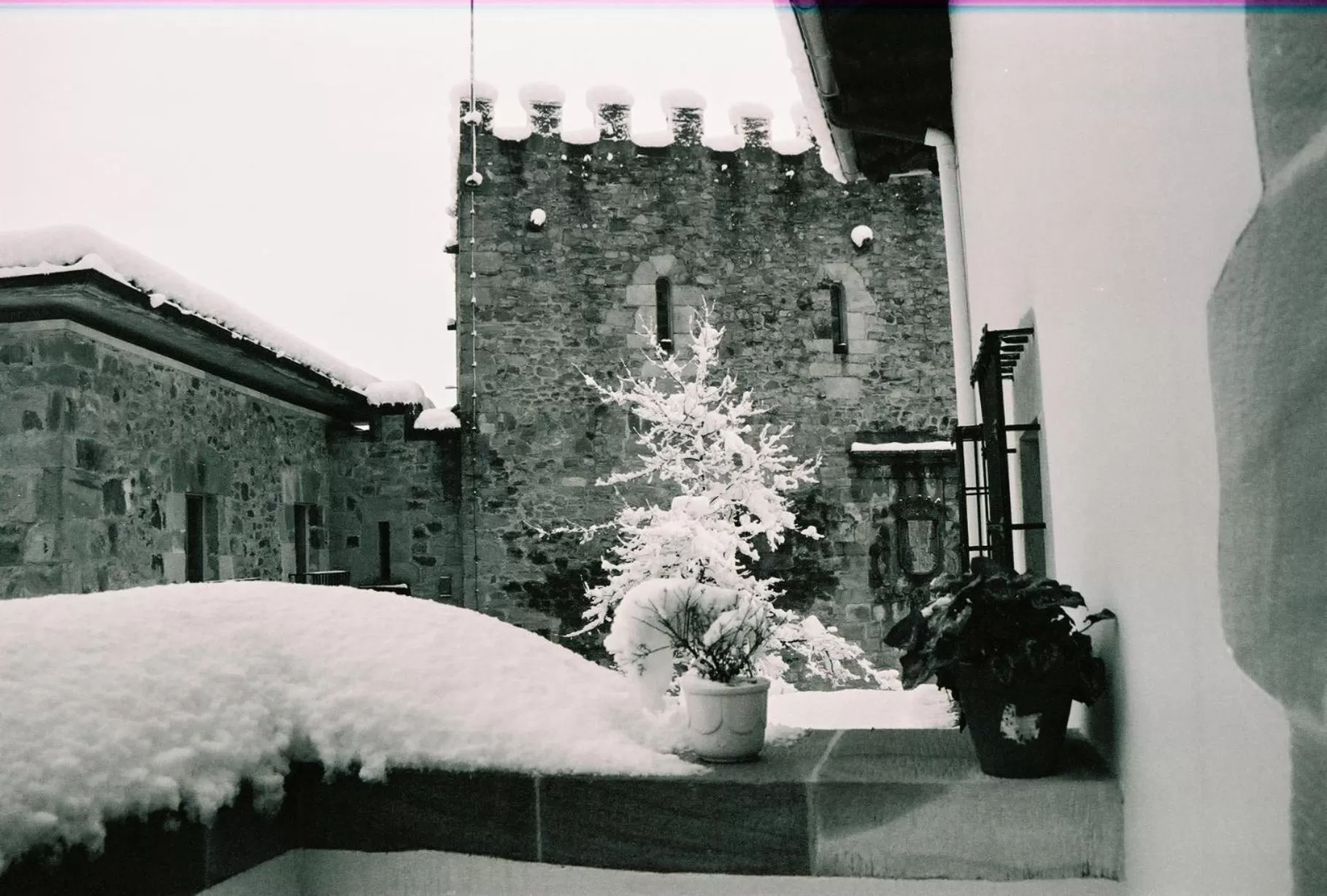 Property building, Winter in Batzarki