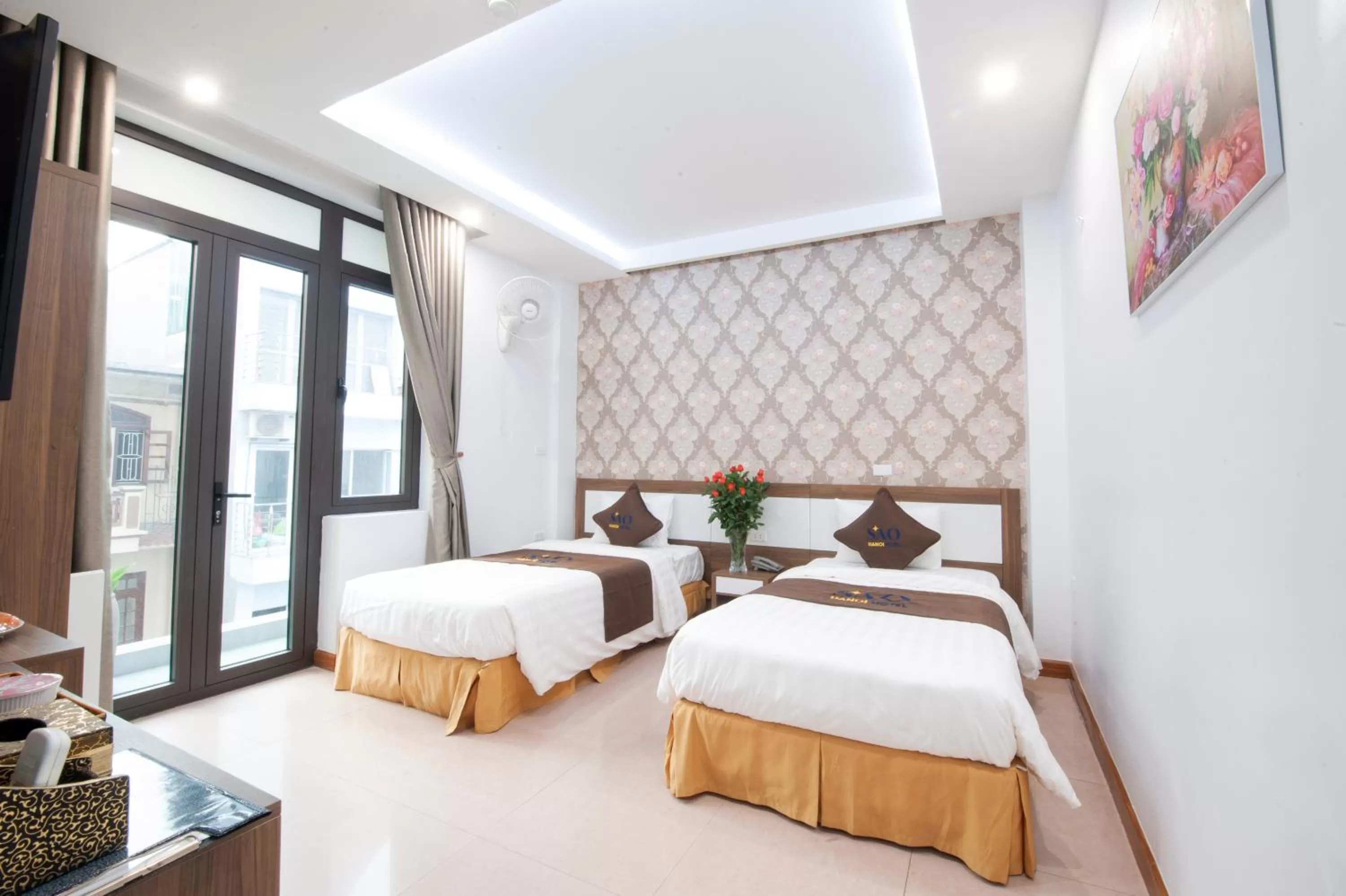 Deluxe Twin Room in Khách Sạn Sao