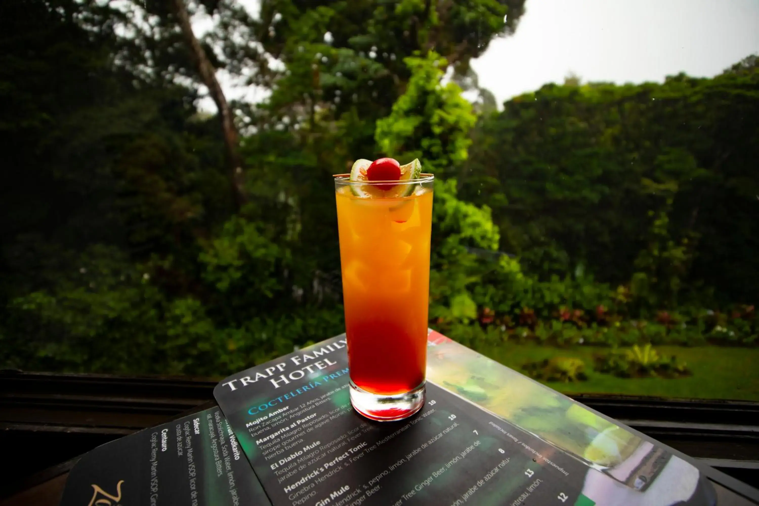 Drinks in Trapp Family Lodge Monteverde