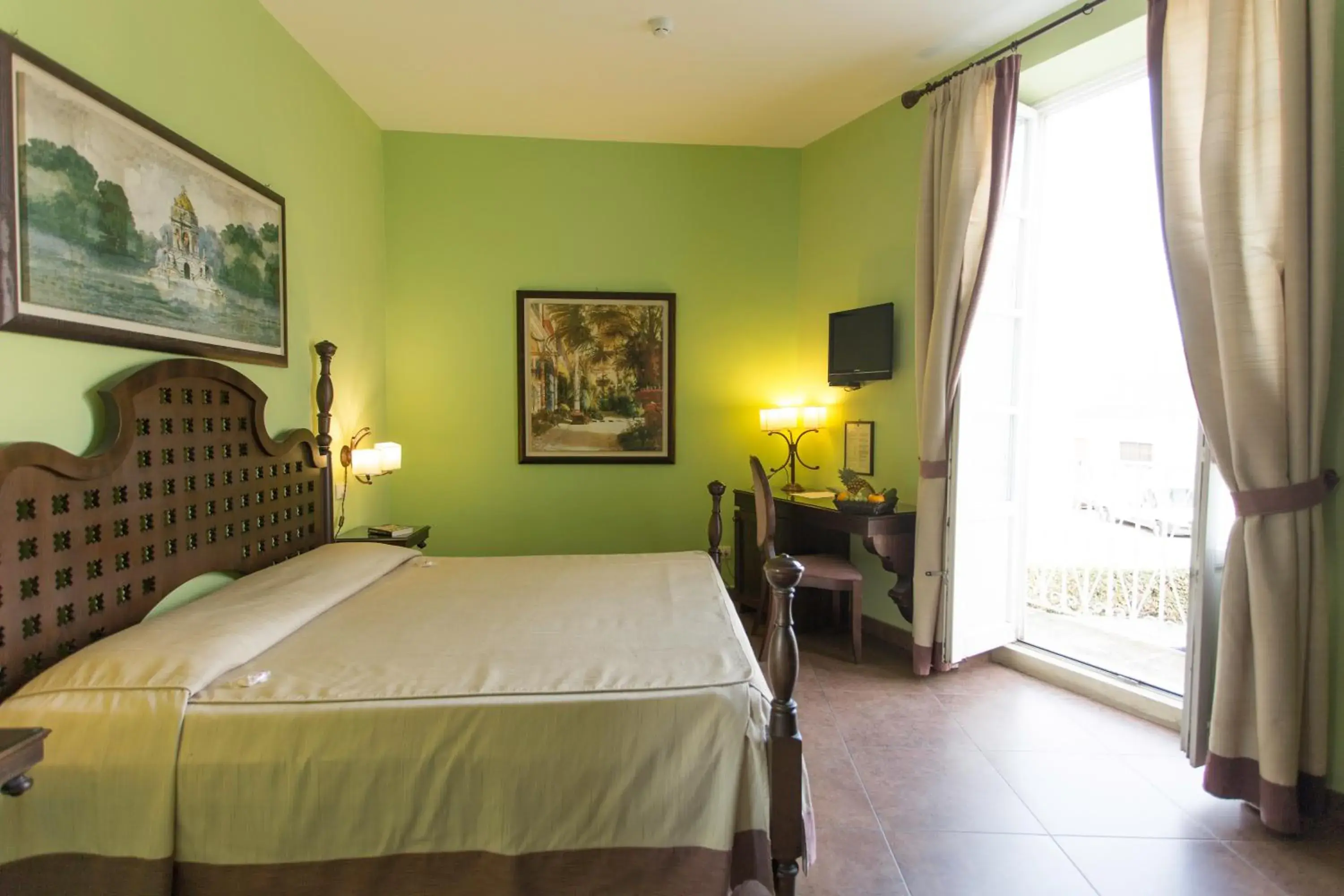 Bed in Hotel dei Coloniali Bed in Hotel dei Coloniali