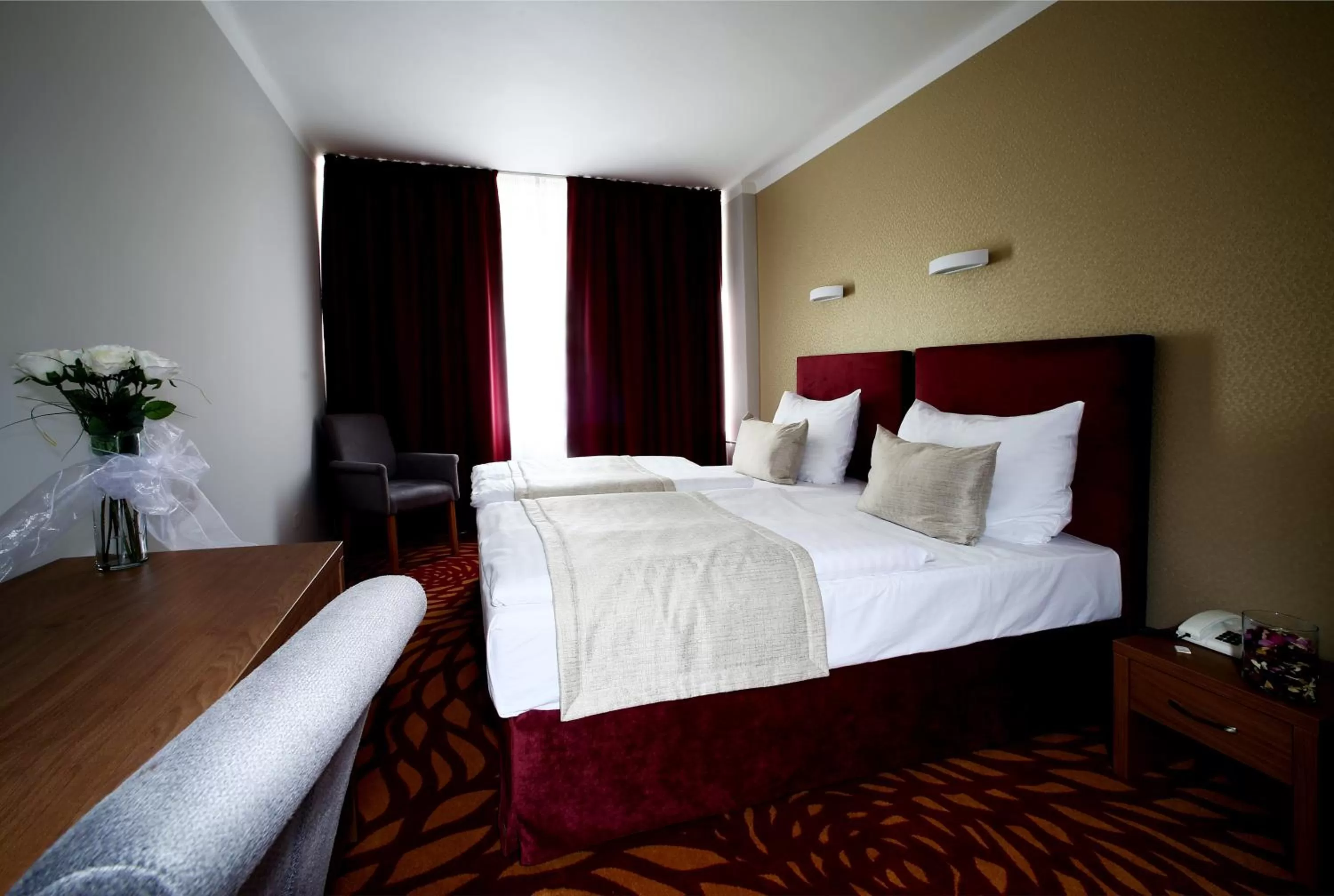 Bedroom, Bed in Hotel Central