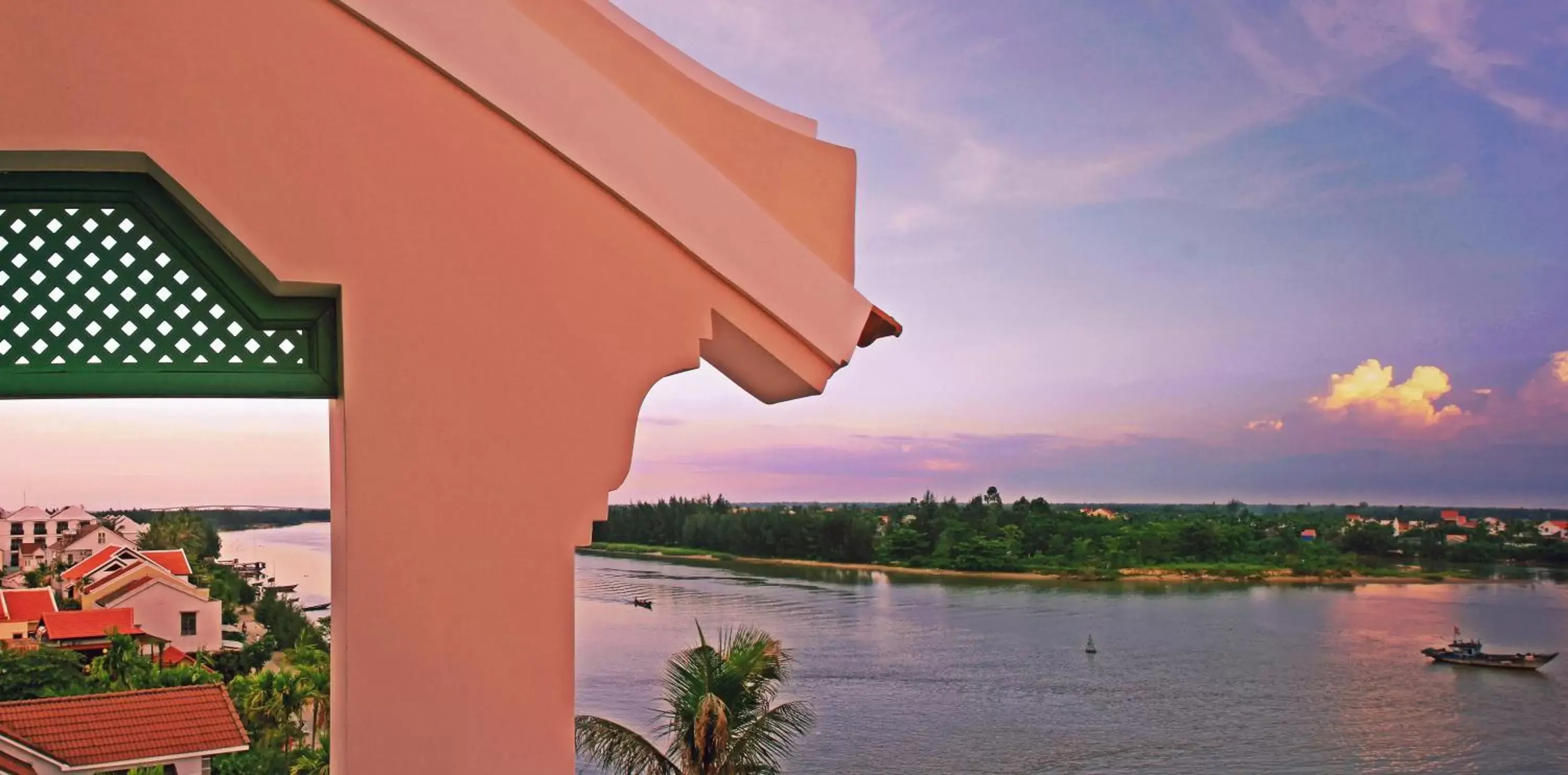 River view in Lantana Riverside Hoi An Hotel & Spa