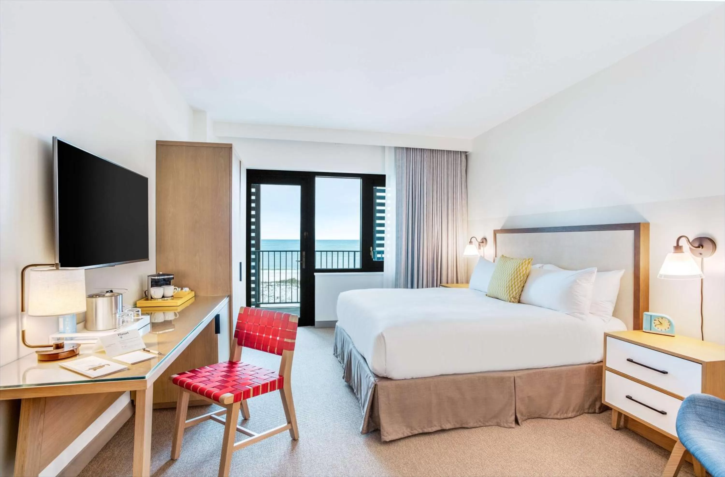 King Room with Balcony - Mobility Accessible in The Lodge at Gulf State Park, A Hilton Hotel