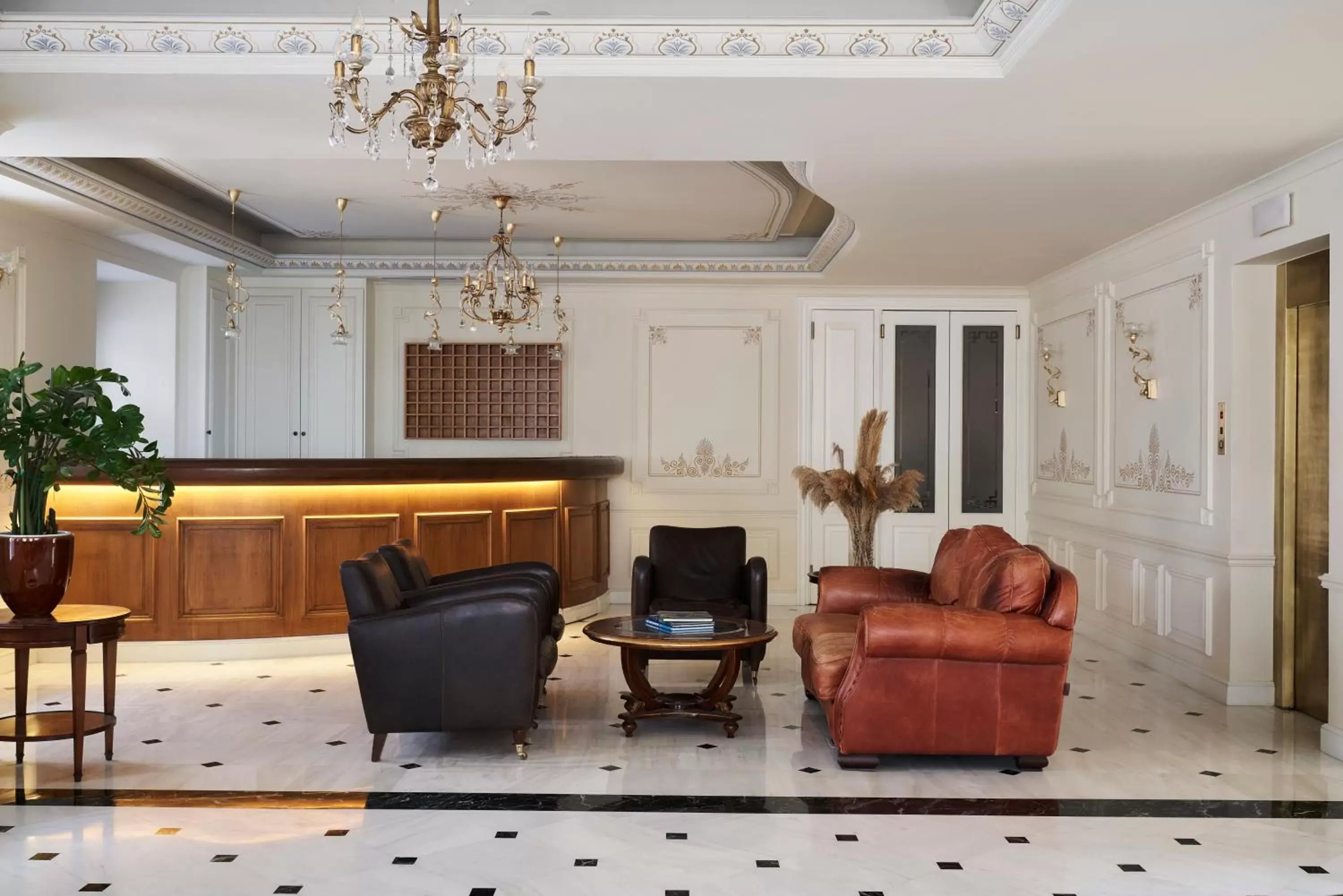 Seating area, Lobby/Reception in Hotel Ippoliti