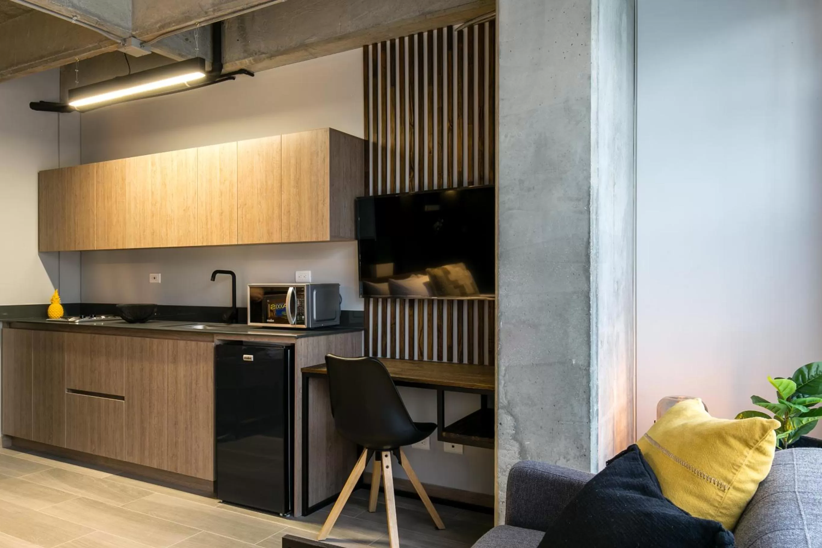 Kitchen or kitchenette in Factory Lofts Hotel