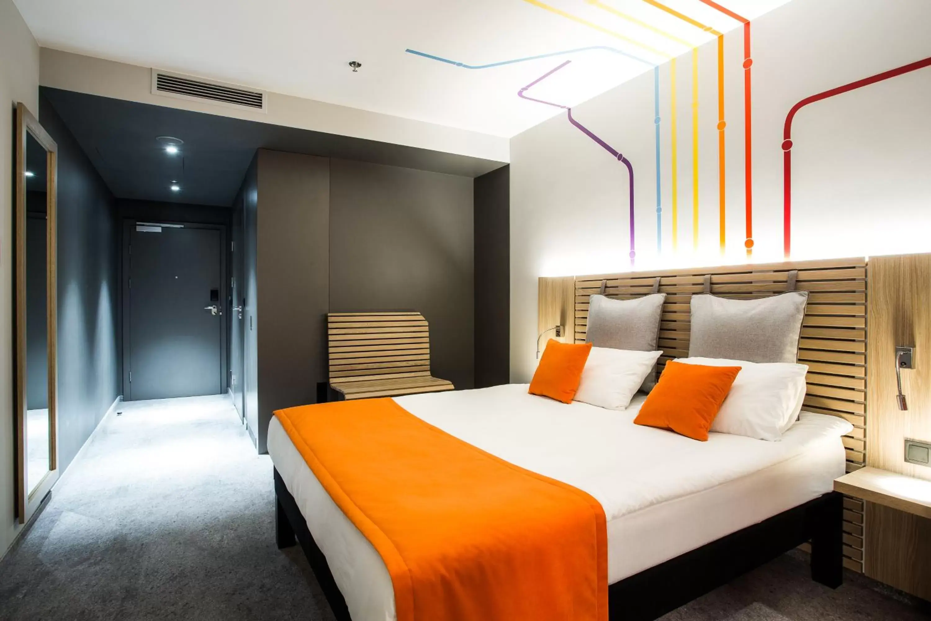 Property building, Bed in ibis Styles Warszawa City