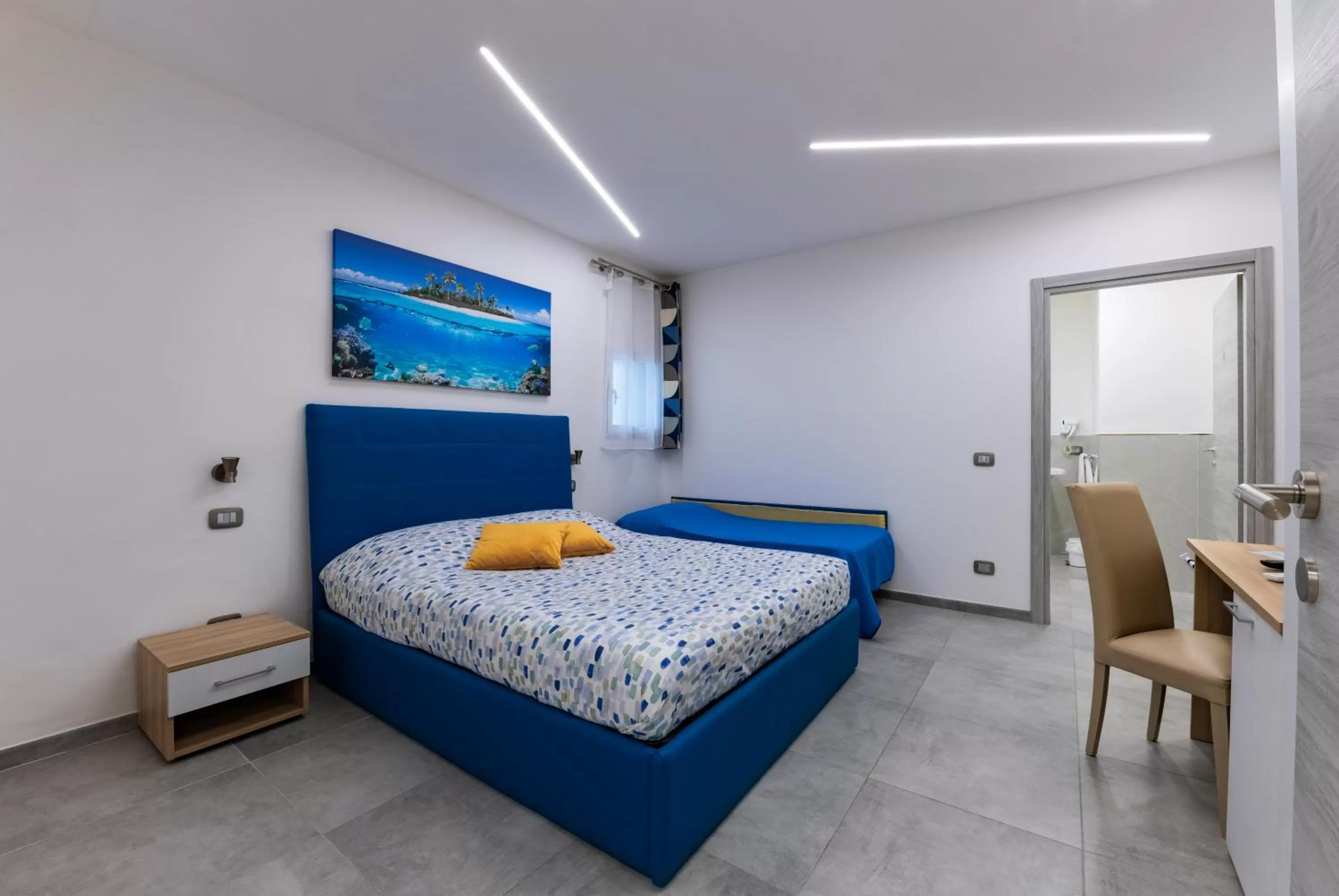 Bed in BNB Aria di Mare
