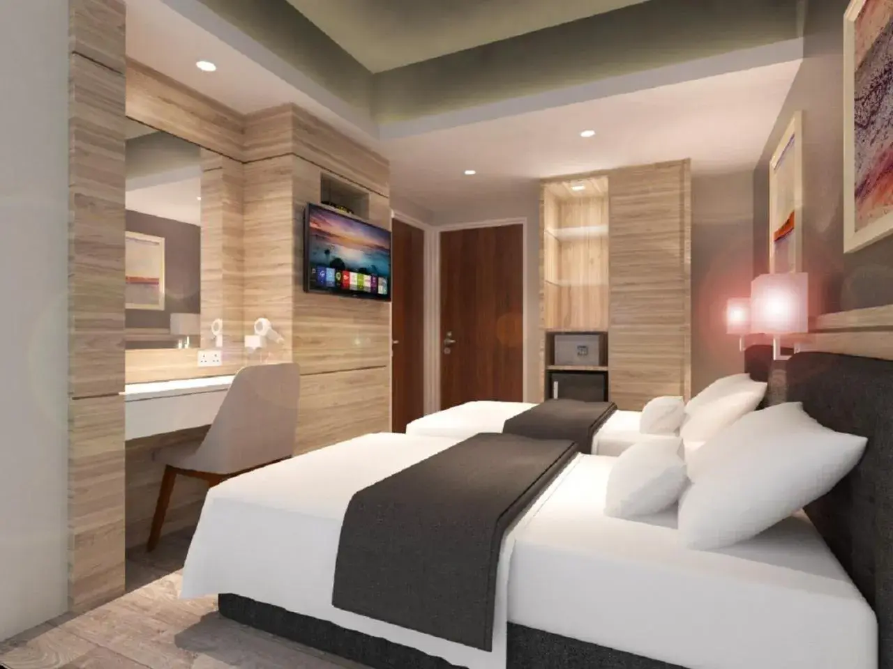 Bed in Grand Hallmark Hotel - Johor Bahru Bed in Grand Hallmark Hotel - Johor Bahru