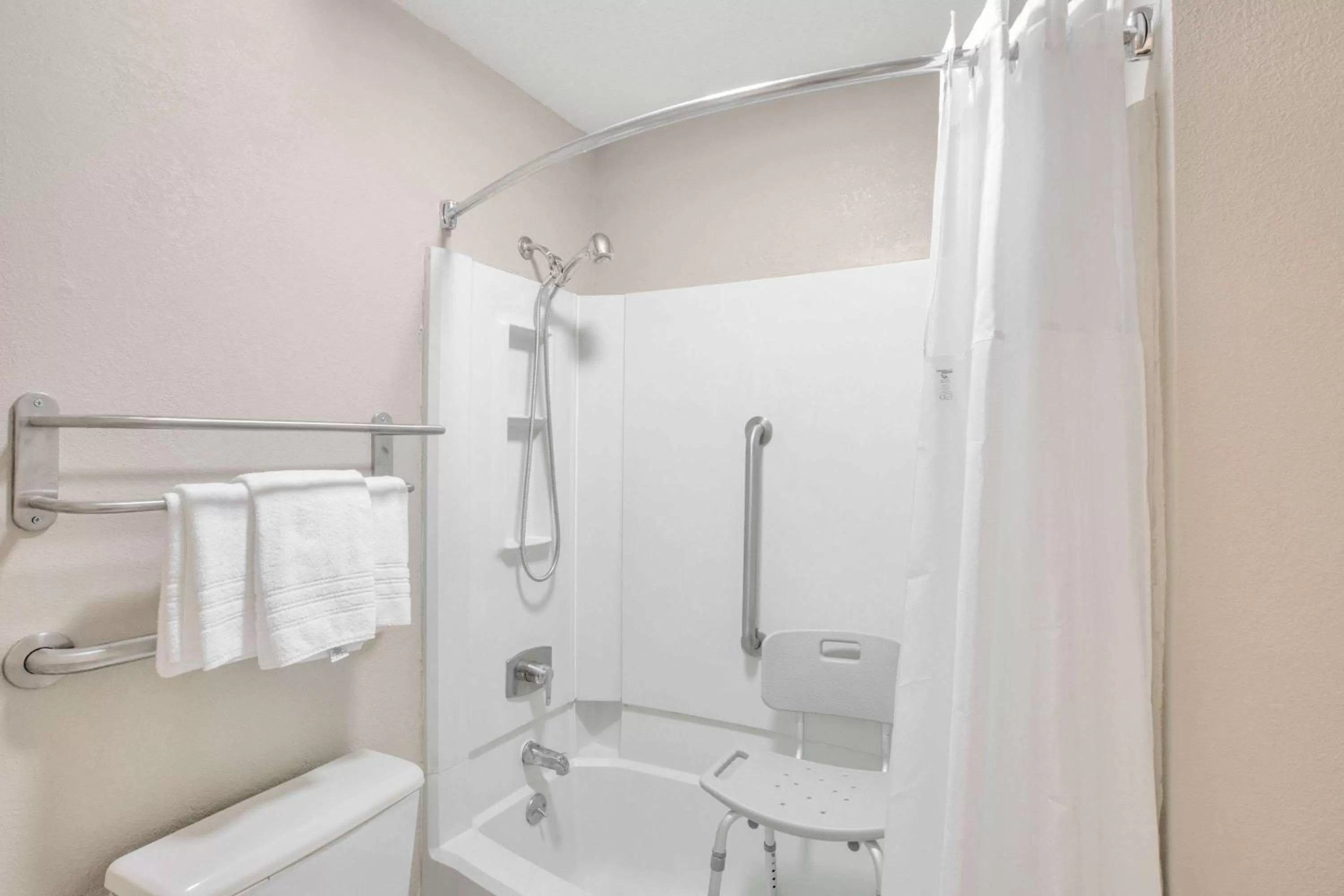 Bathroom in Super 8 by Wyndham Brinkley