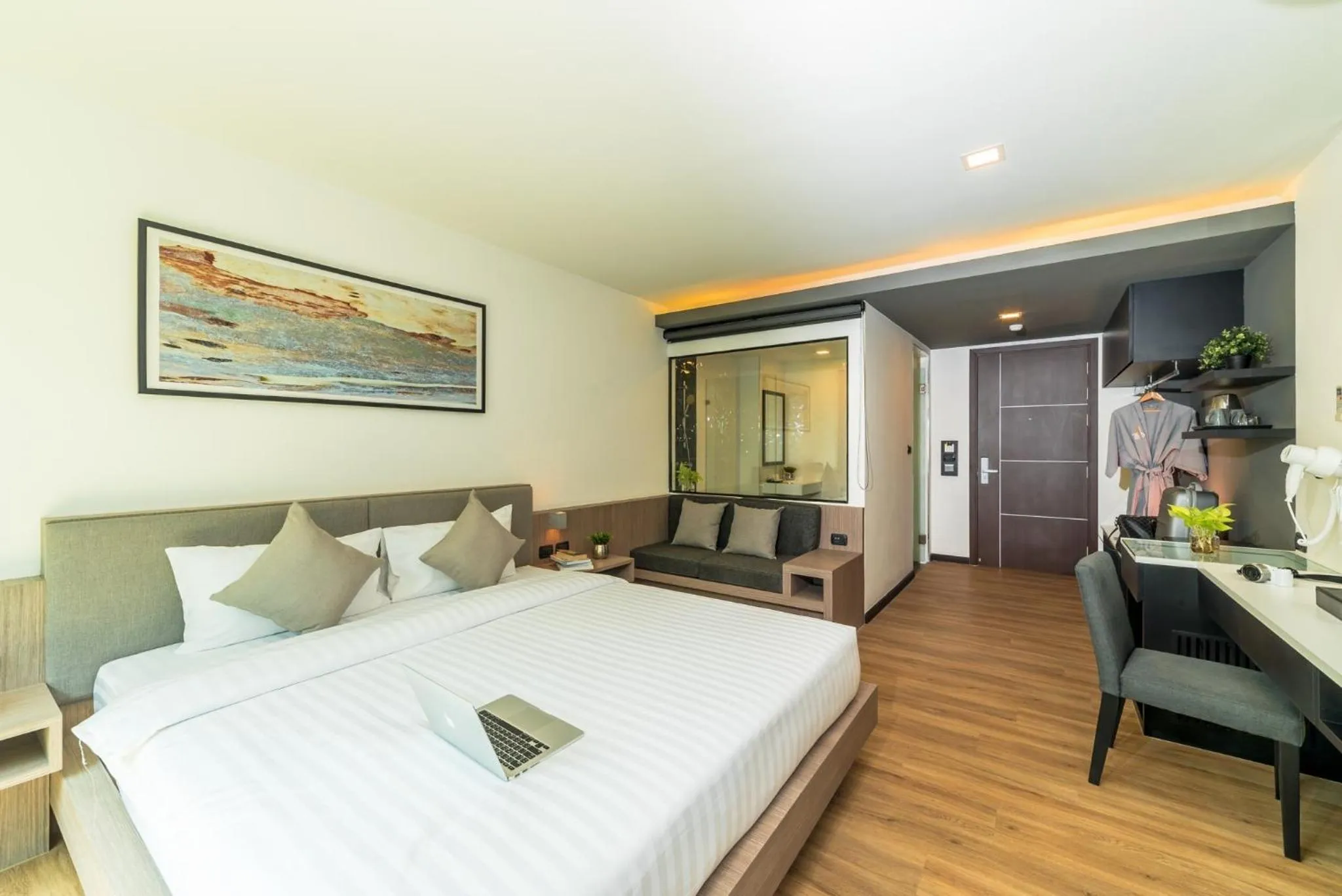 Bedroom, Bed in Pause and Play Hotel