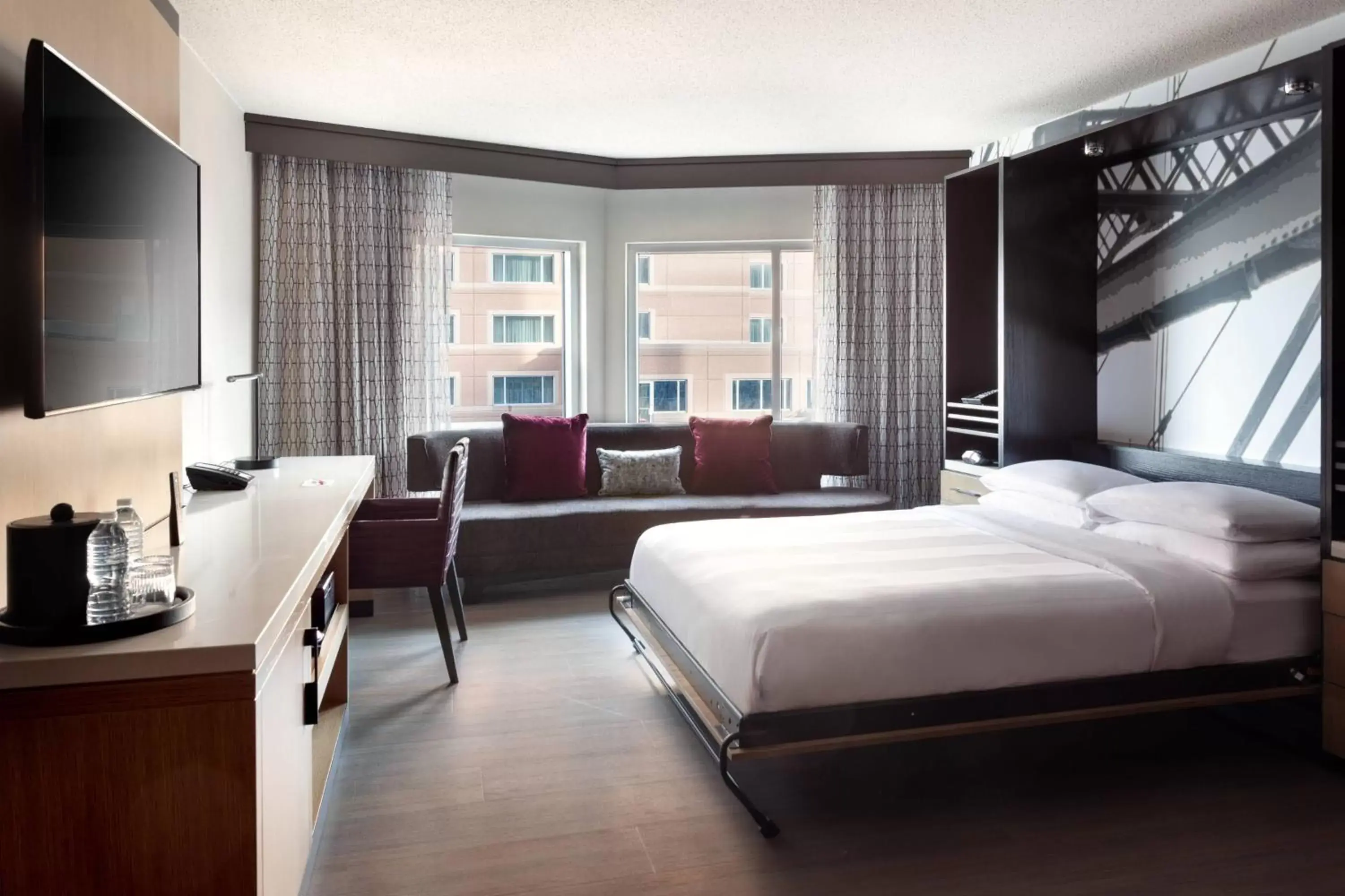 Bedroom in Cincinnati Marriott at RiverCenter
