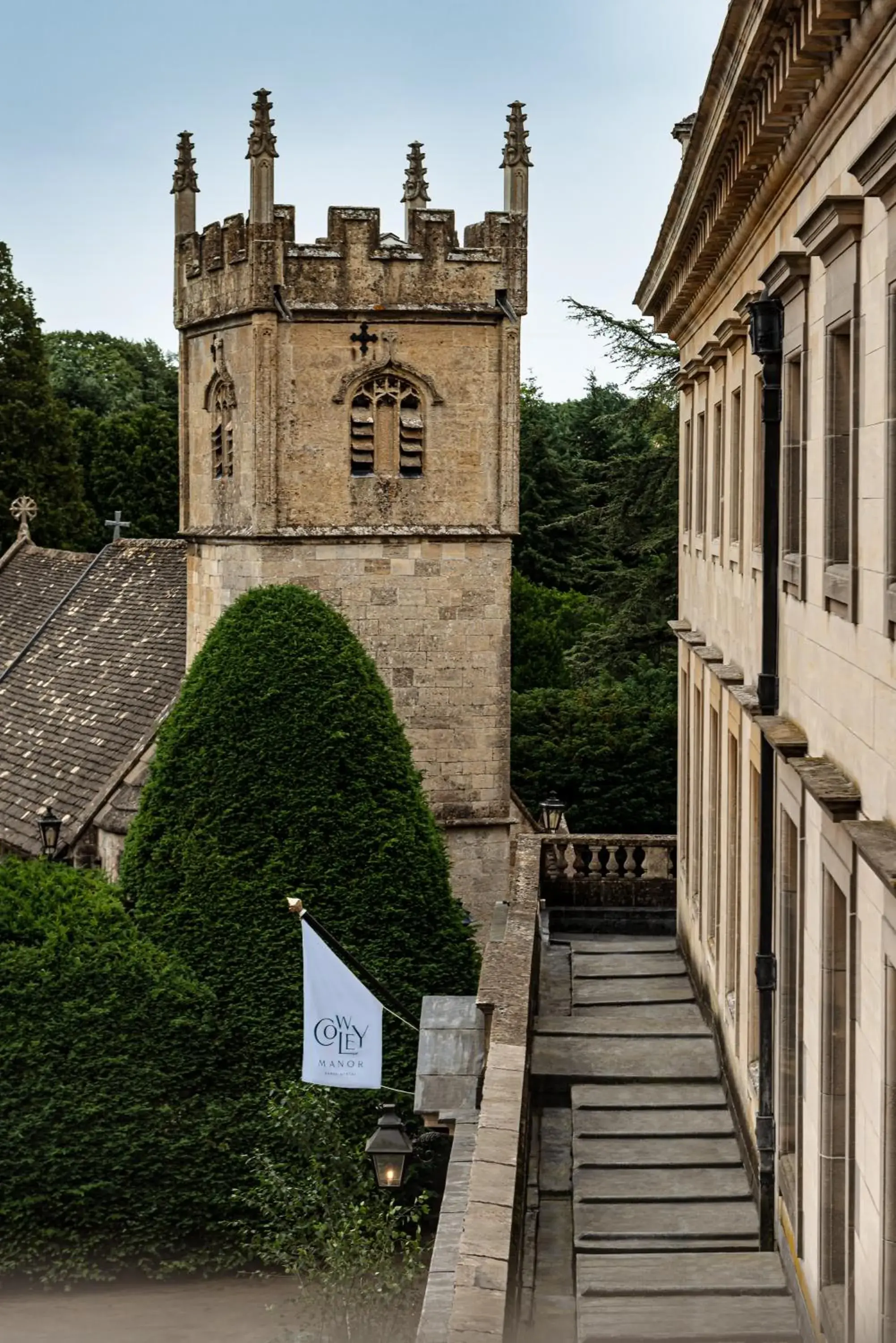 Property building in Cowley Manor Hotel