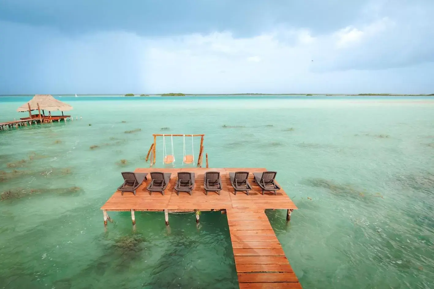 Off site in El Búho Lagoon Bacalar