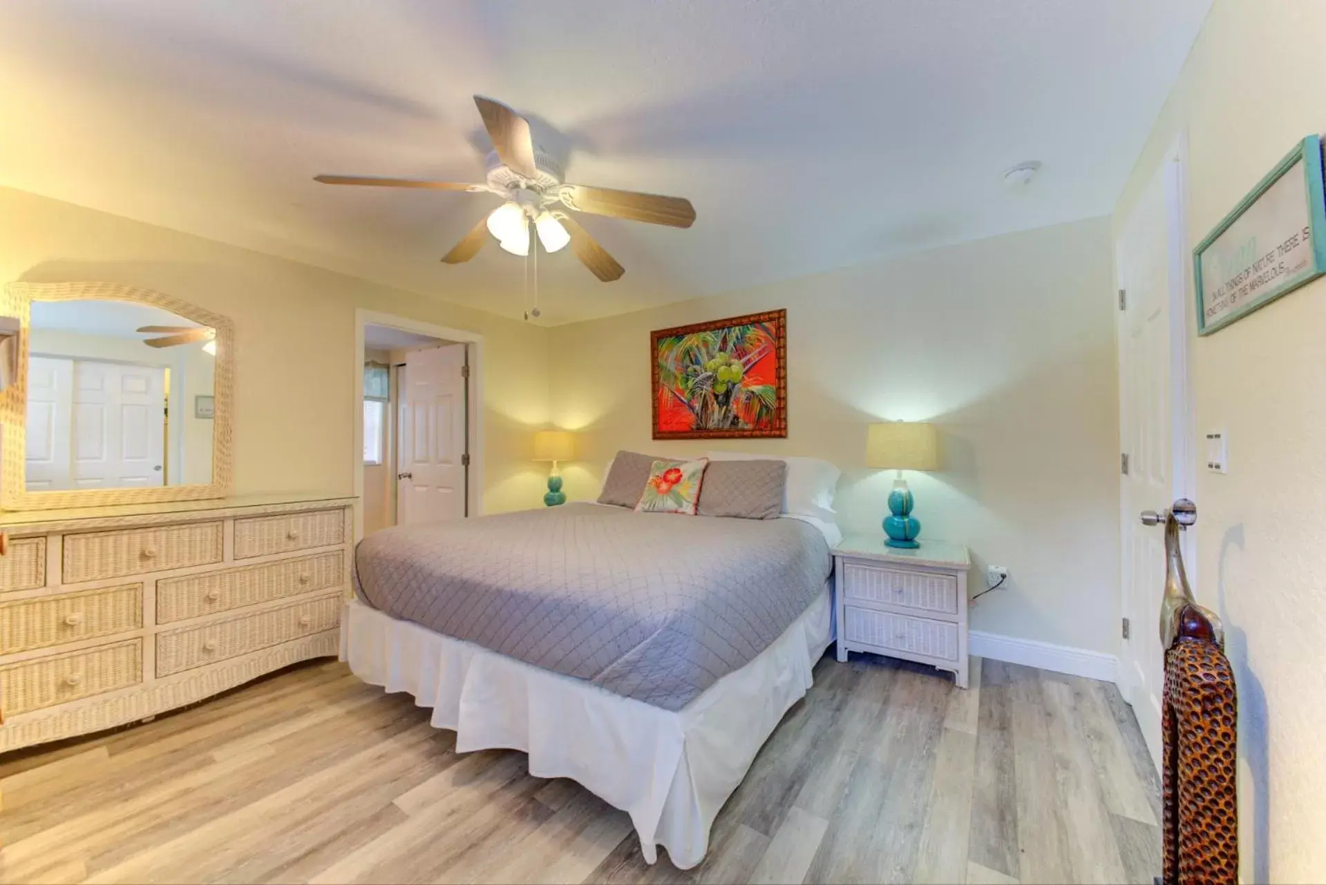 Bedroom, Bed in The Ringling Beach House