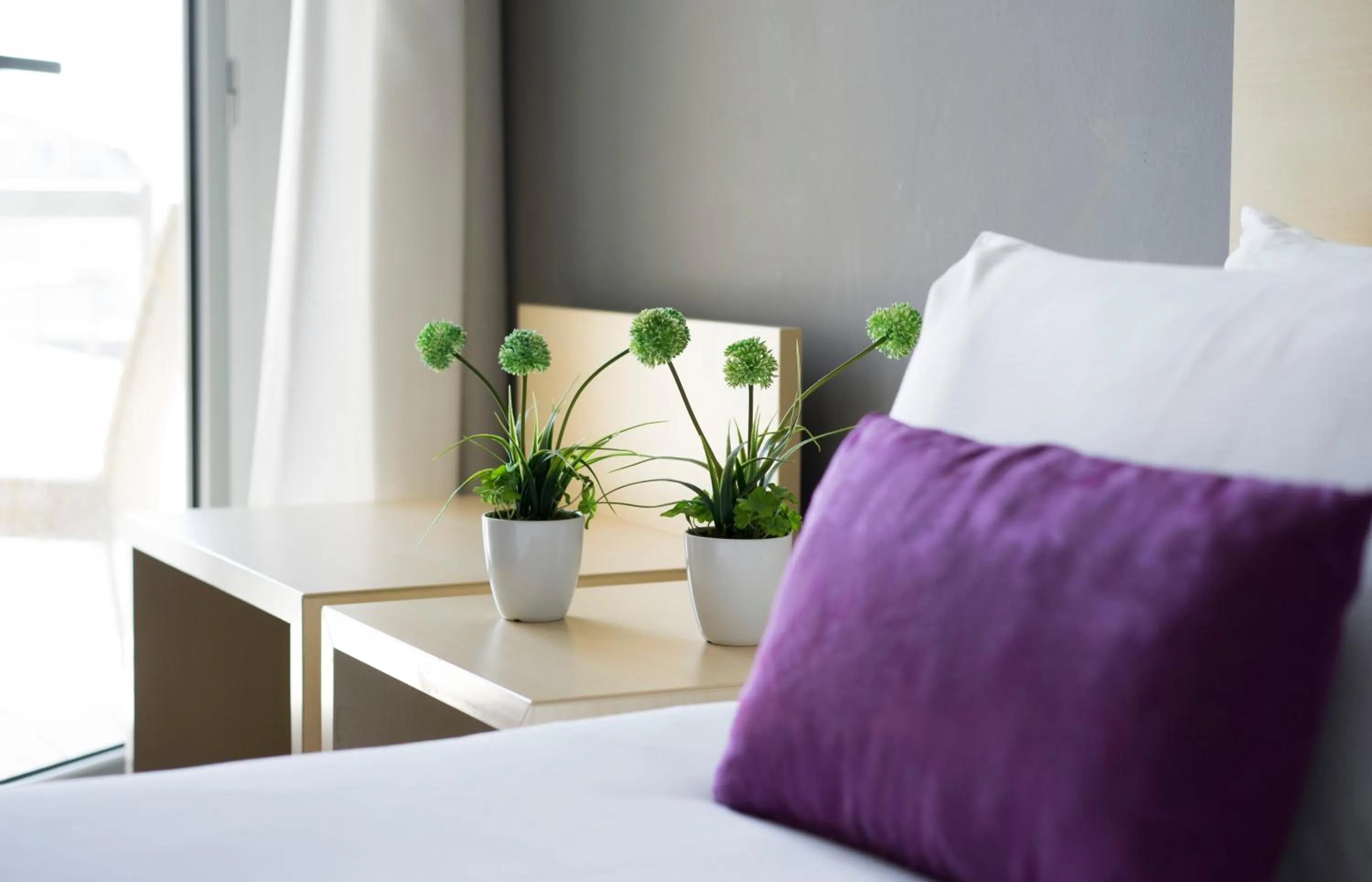 Decorative detail, Bed in Club Meeting Hotel