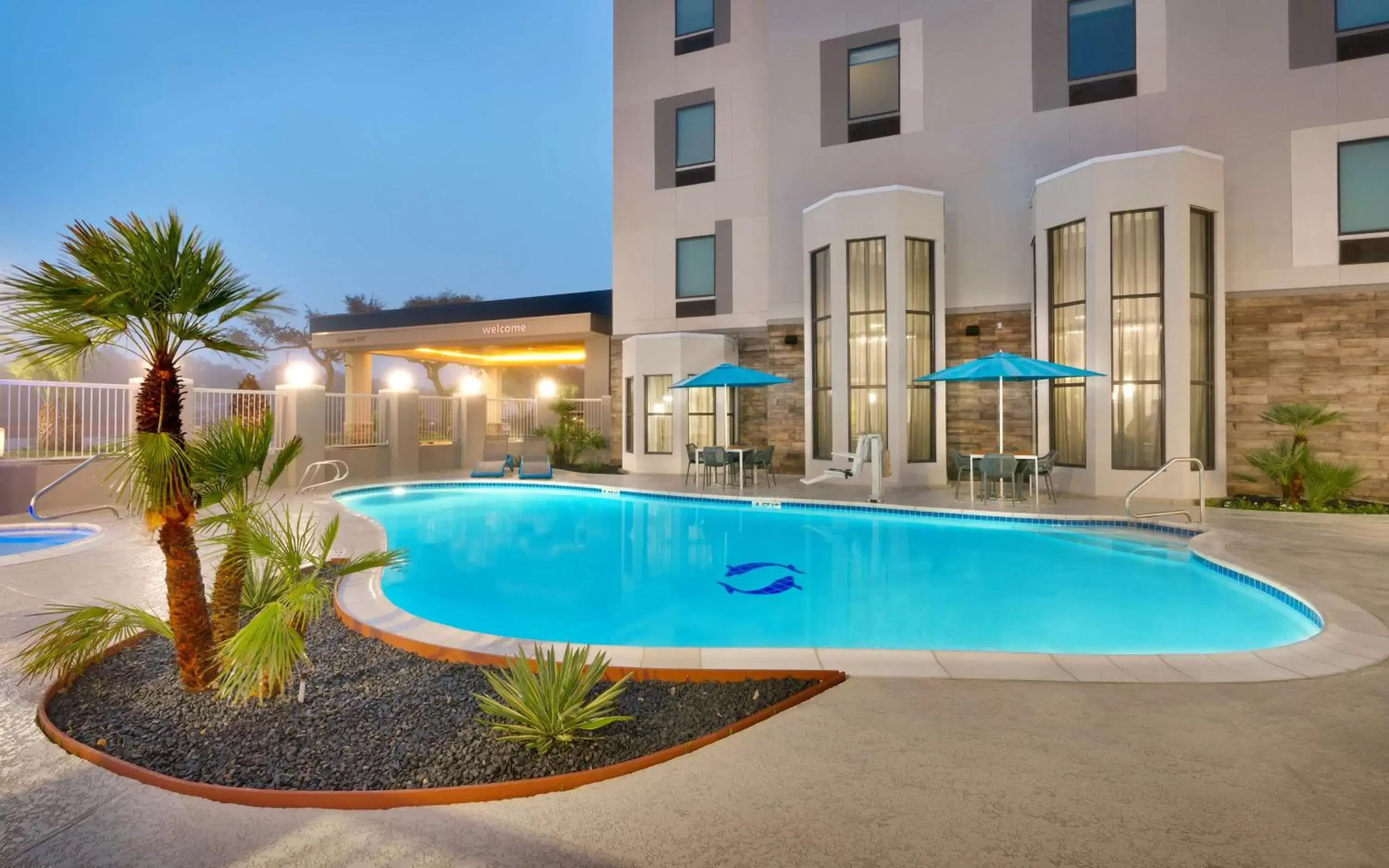 Pool view, Swimming Pool in Hampton Inn & Suites Rockport-Fulton