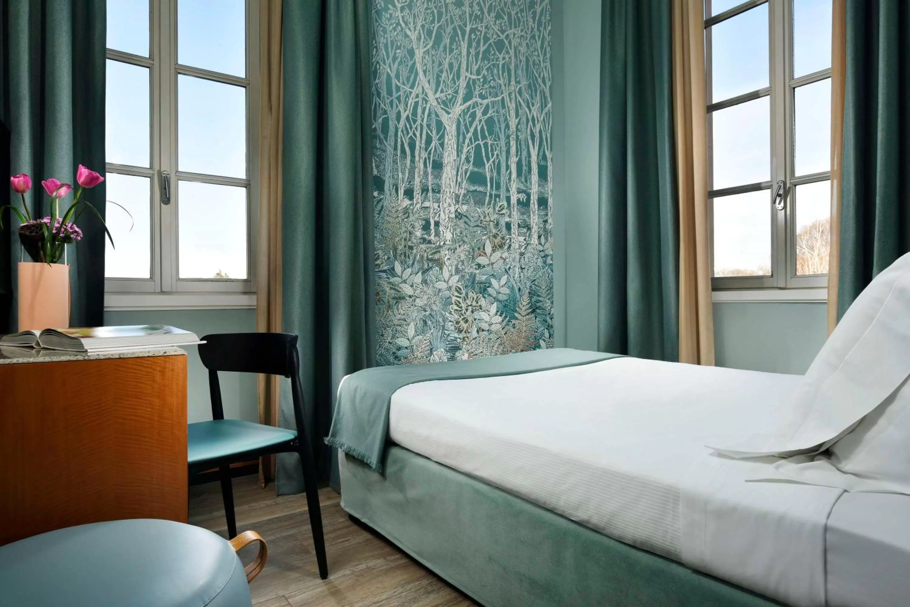 TV and multimedia, Bed in Villa Appiani Hotel