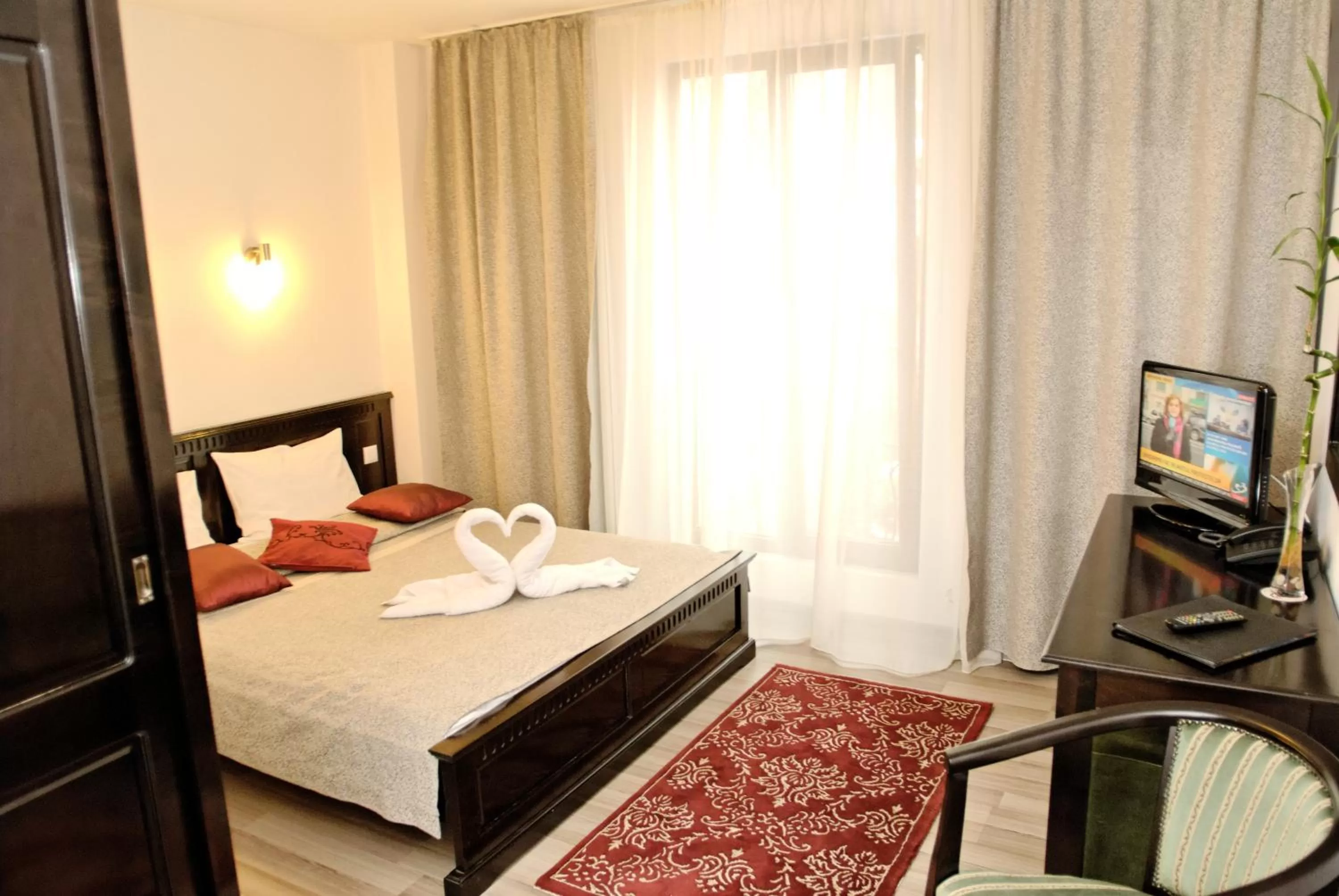 Decorative detail, Bed in Hotel Belleville