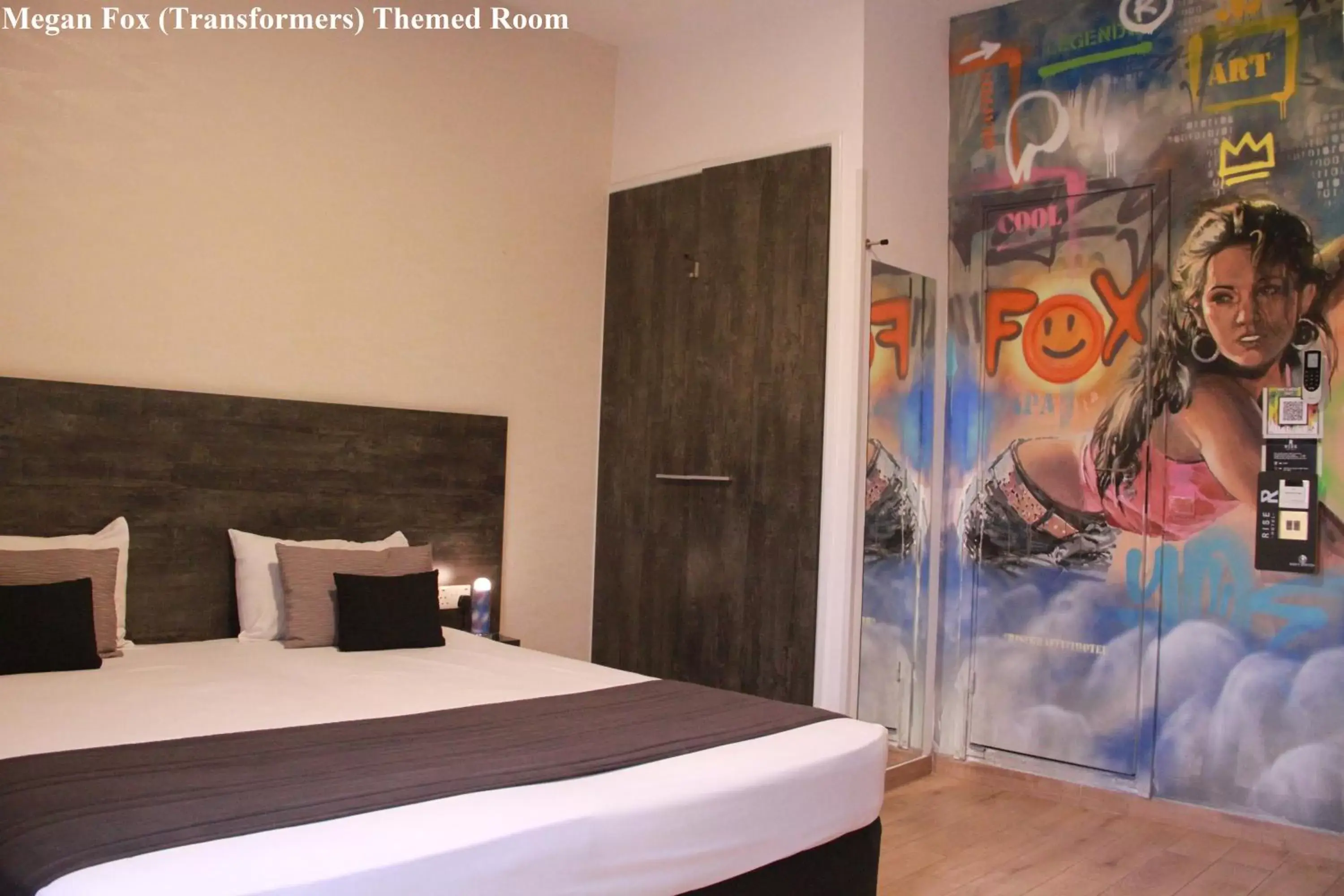 Bedroom, Bed in Rise Street Art Hotel