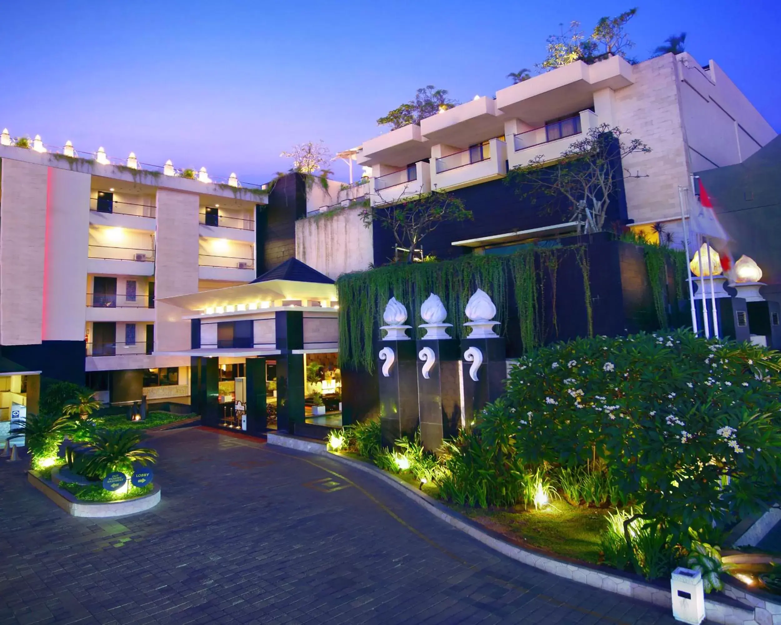 Facade/entrance, Property Building in ASTON Kuta Hotel and Residence