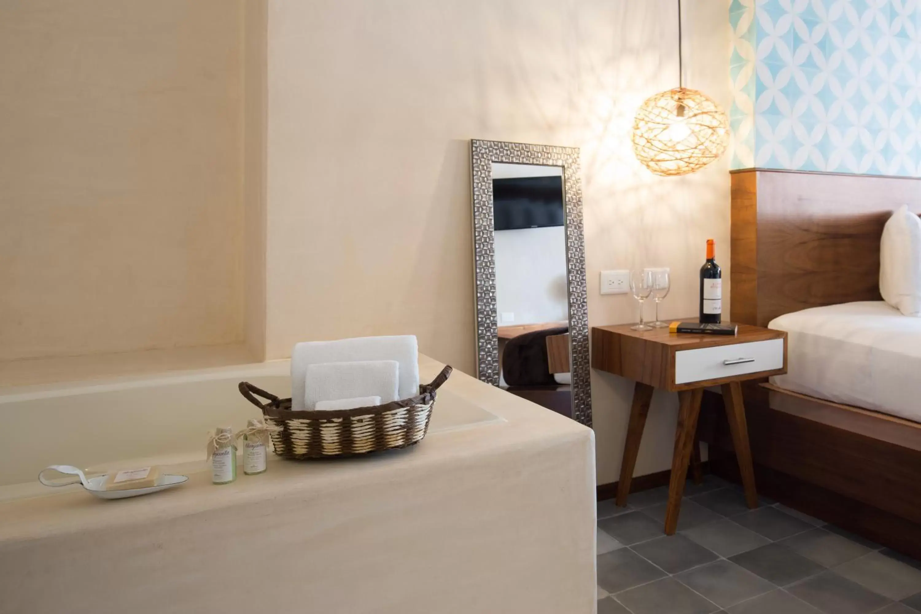 Bathroom, Seating Area in Quinta Margarita - Boho Chic Hotel