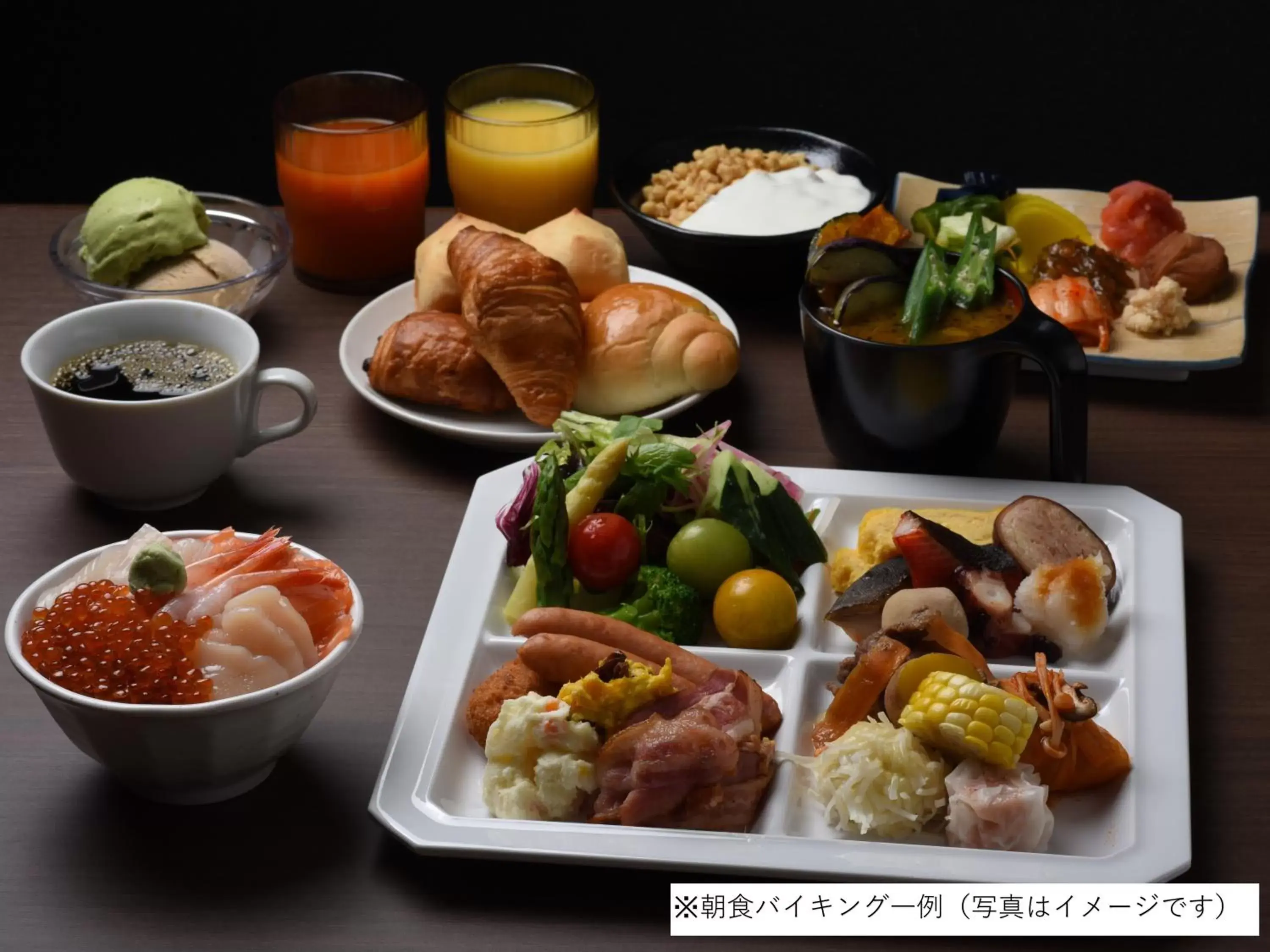 Breakfast in R Hotels Inn Hokkaido Asahikawa