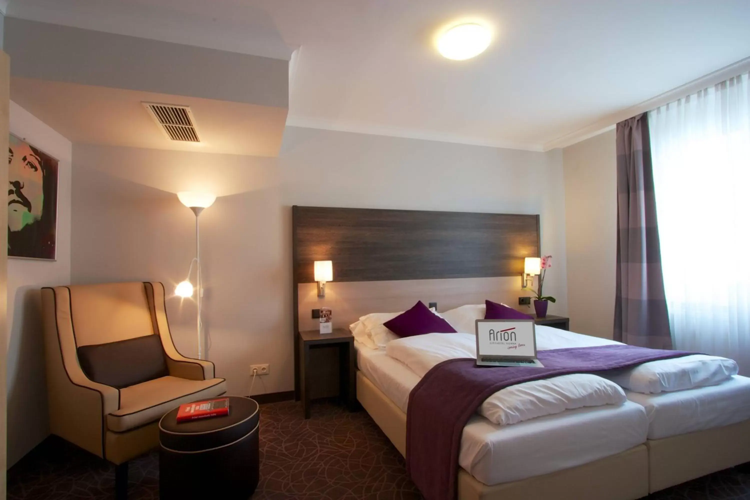 Bed in Arion Cityhotel Vienna und Appartements