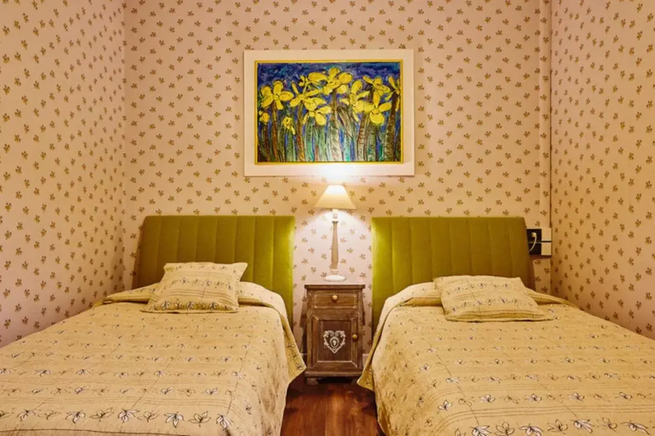 Bedroom, Bed in Hotel Il Guercino