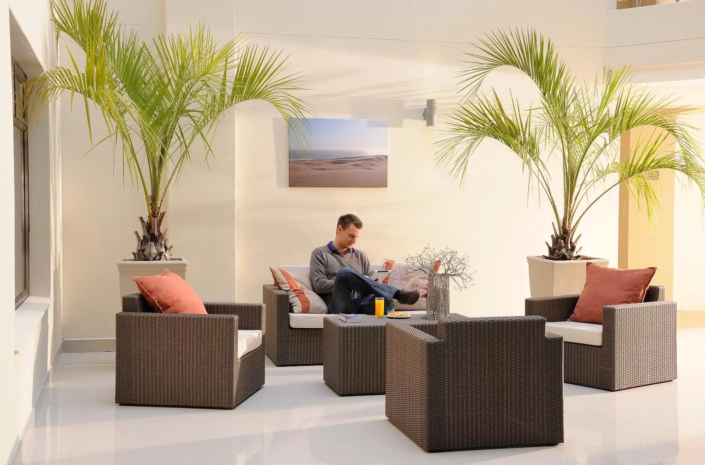 Lobby or reception in Beach Hotel Swakopmund Lobby or reception in Beach Hotel Swakopmund