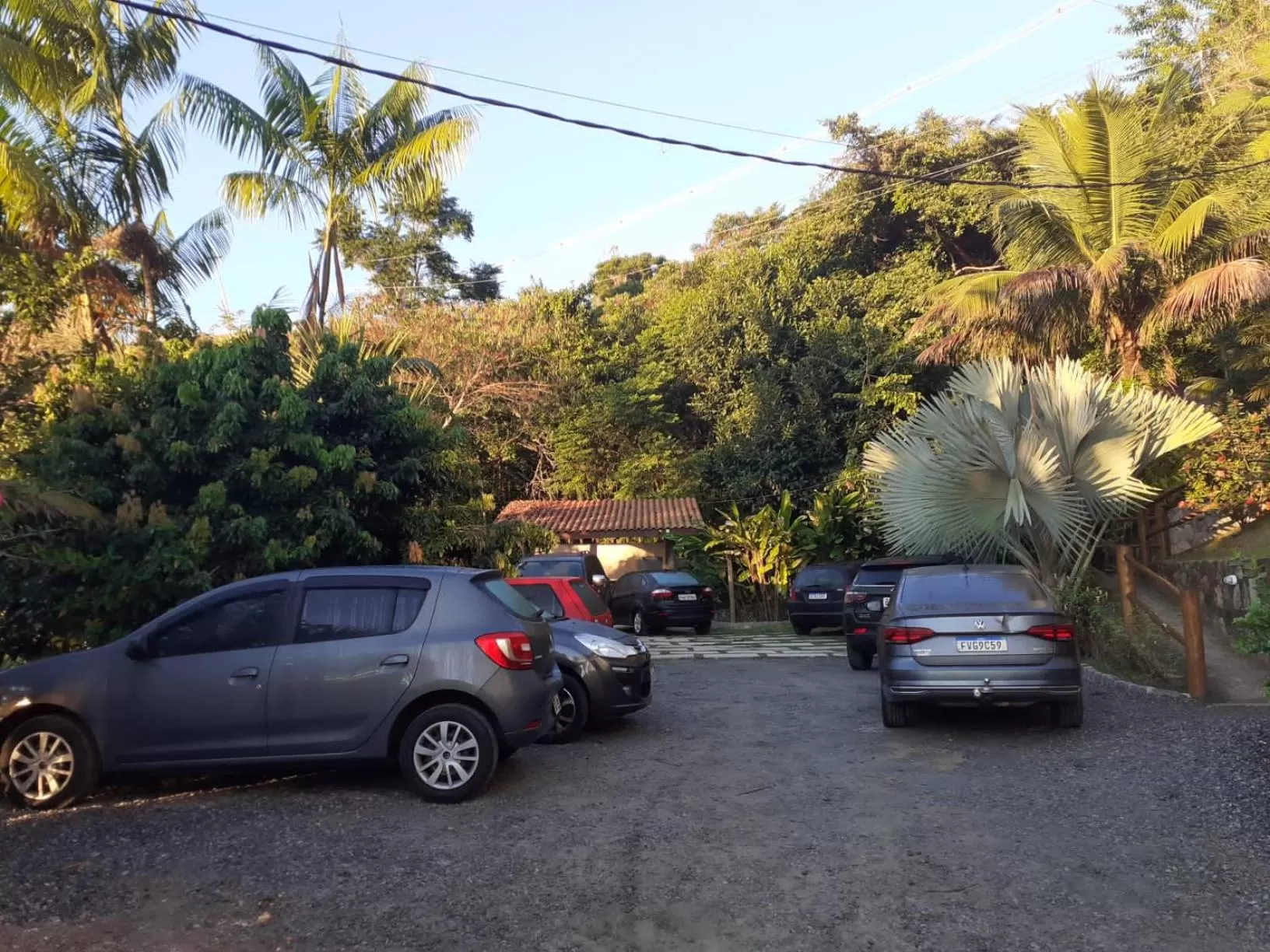 Parking in Pousada Recanto de Paraty