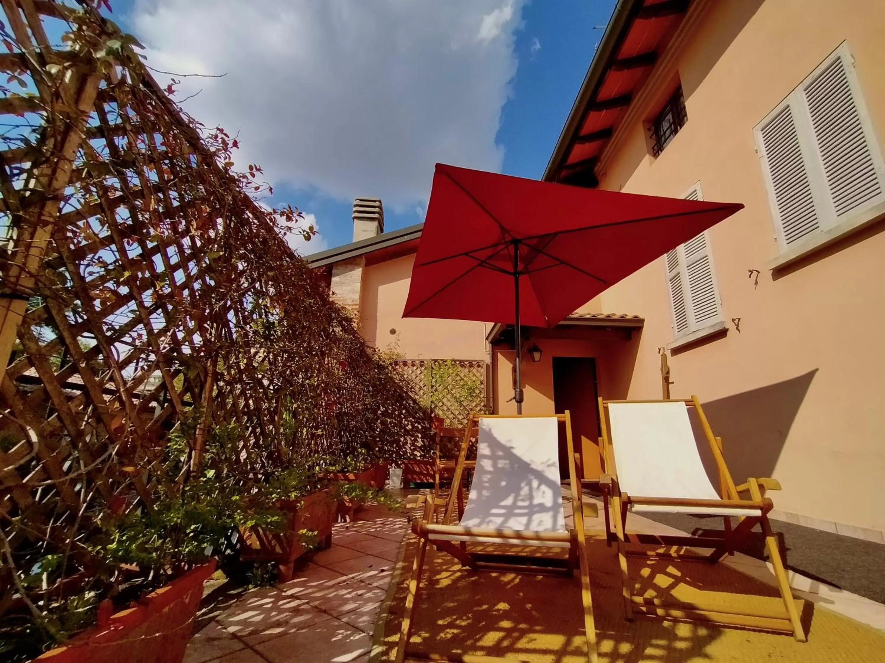 Balcony/Terrace in B&B La Bugia di Villa Tanzi