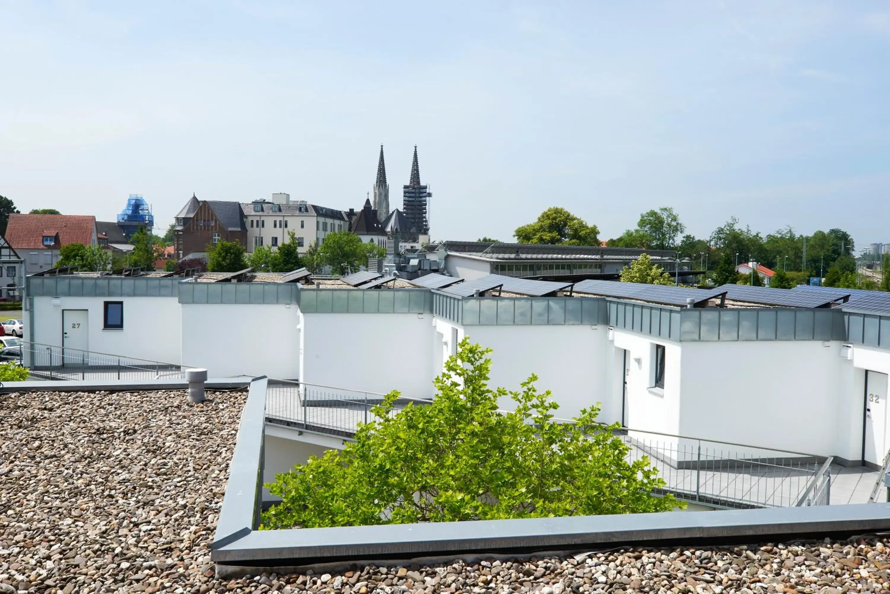 Landmark view in City Motel Soest