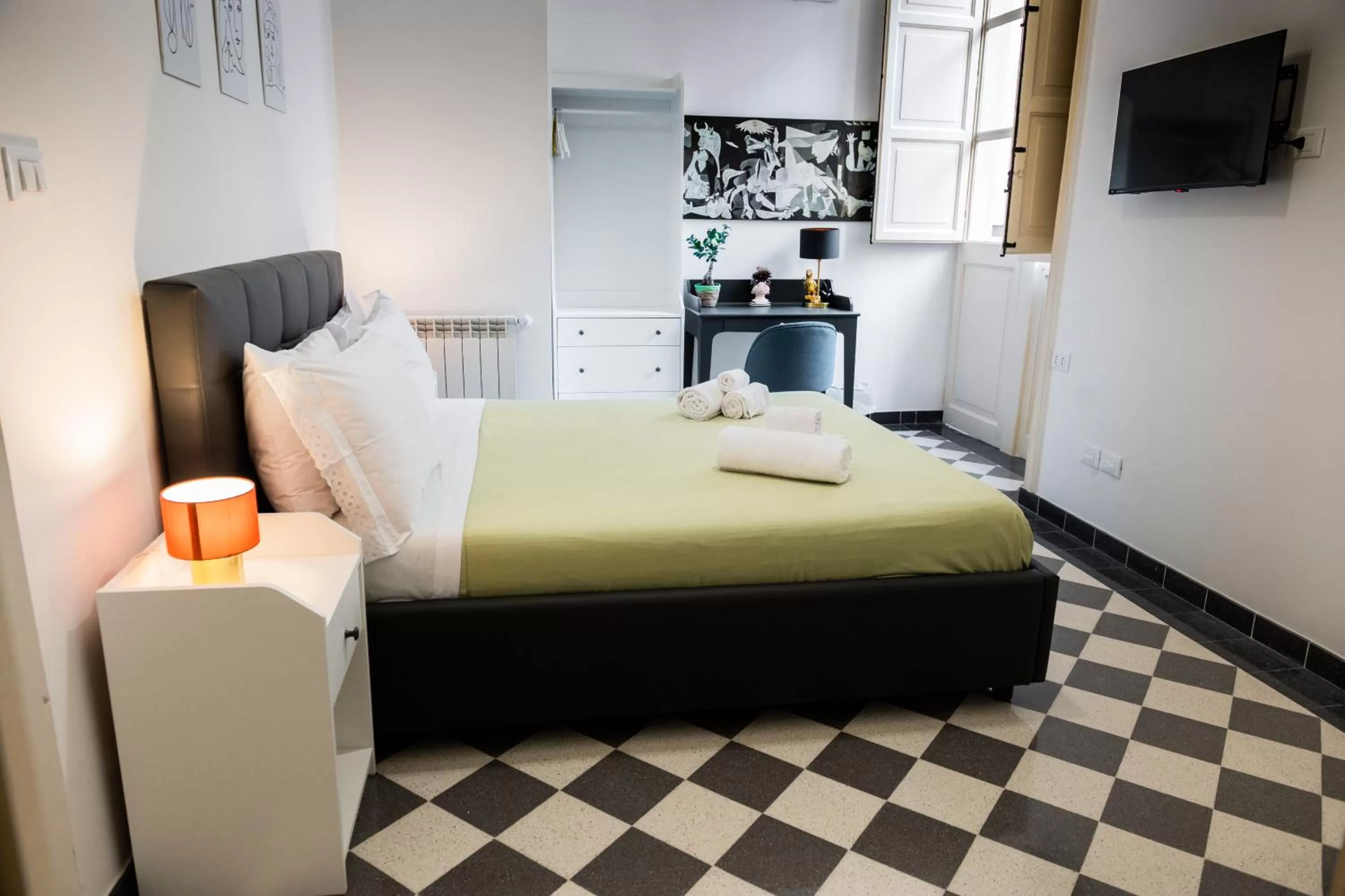 Bedroom, Bed in AUSA suites