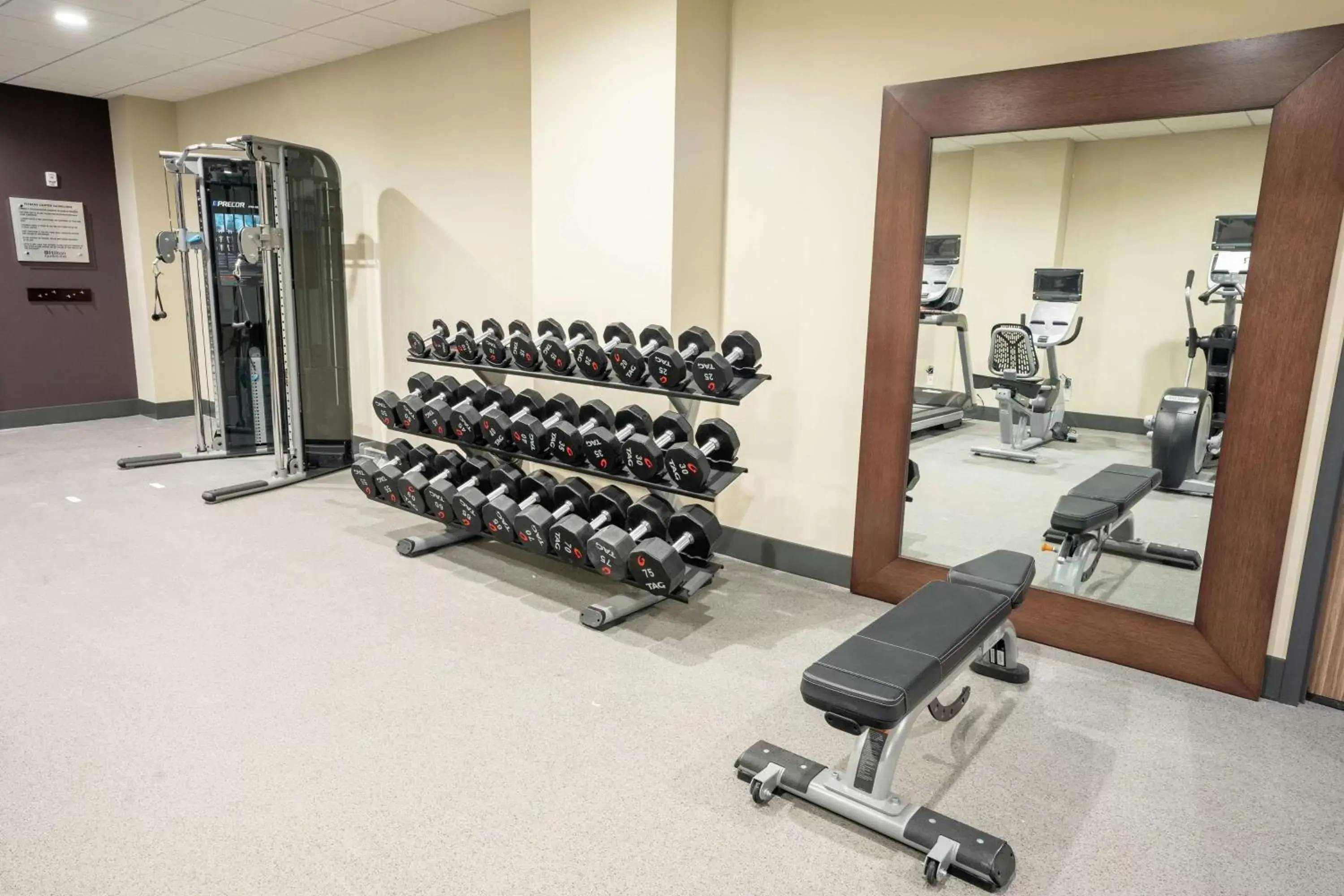 Fitness centre/facilities, Fitness Center/Facilities in Hilton Garden Inn Wichita Downtown, Ks
