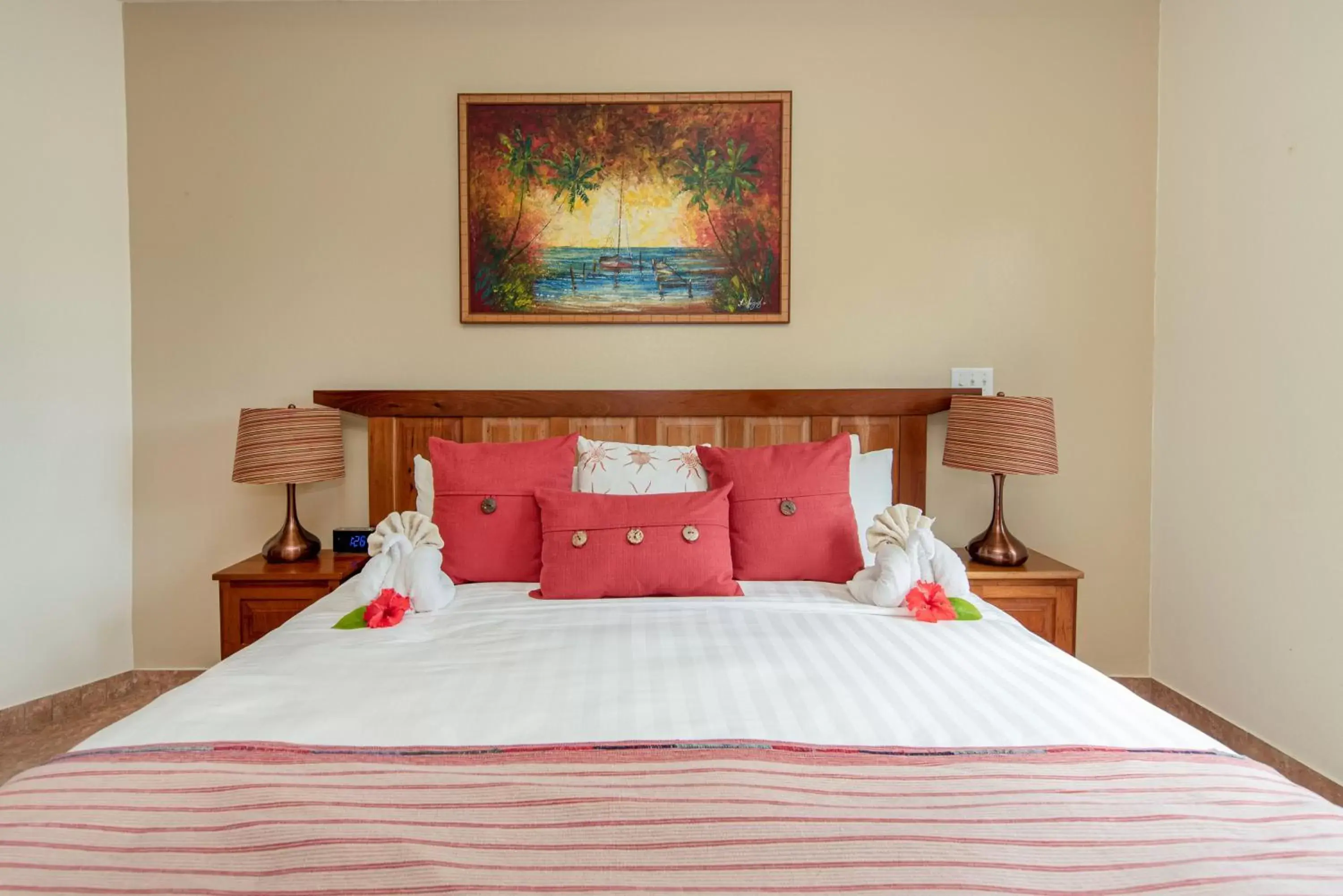 Bedroom, Bed in Grand Caribe Belize