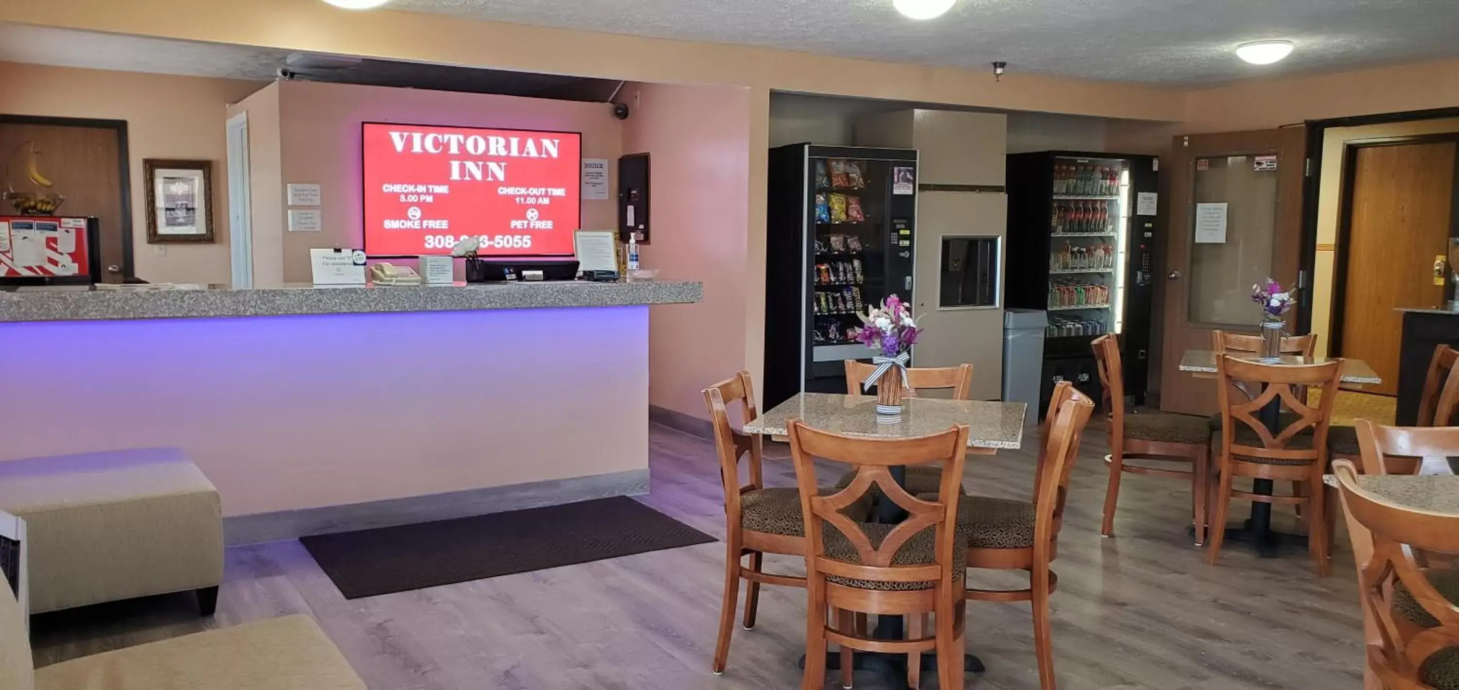 Lobby or reception in VICTORIAN INN