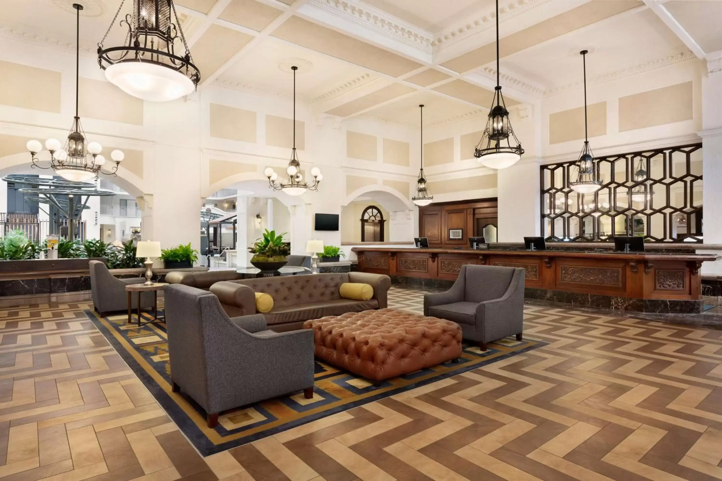 Lobby or reception, Lobby/Reception in Embassy Suites Dallas - DFW International Airport South