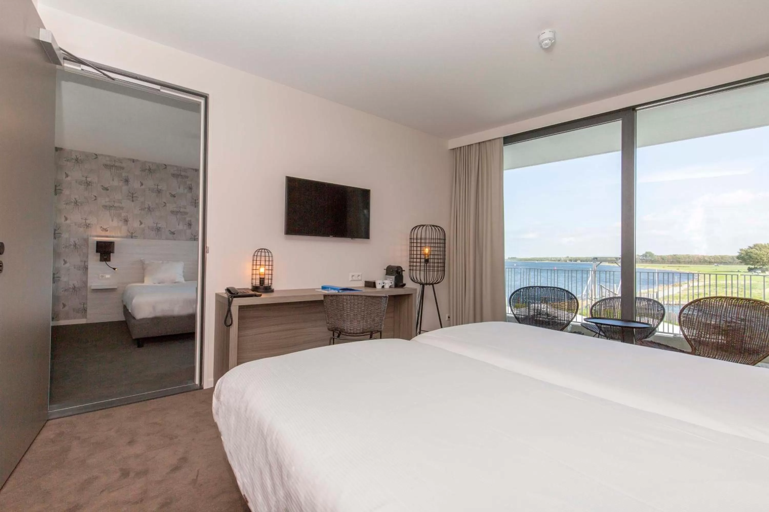 Bedroom, Bed in Fletcher Hotel-Restaurant Het Veerse Meer