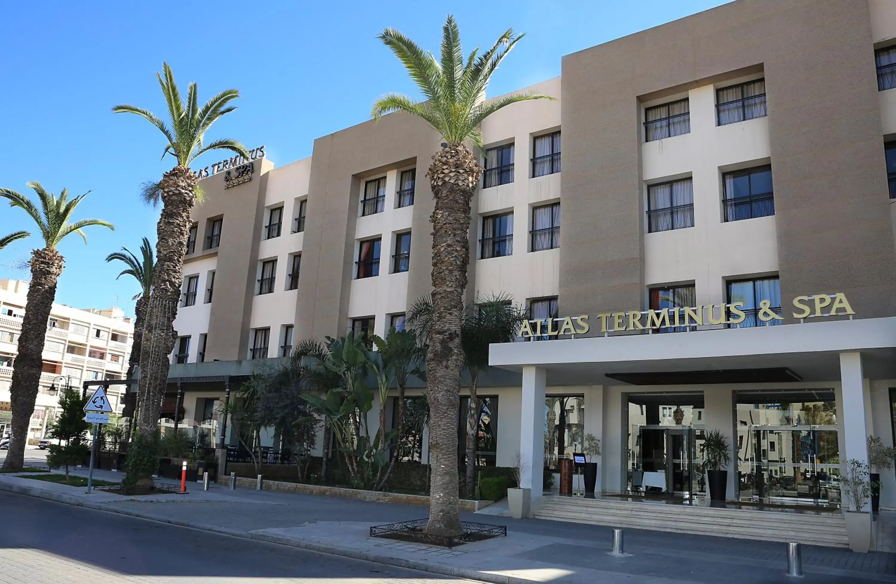 Facade/entrance, Property Building in Atlas Terminus & Spa