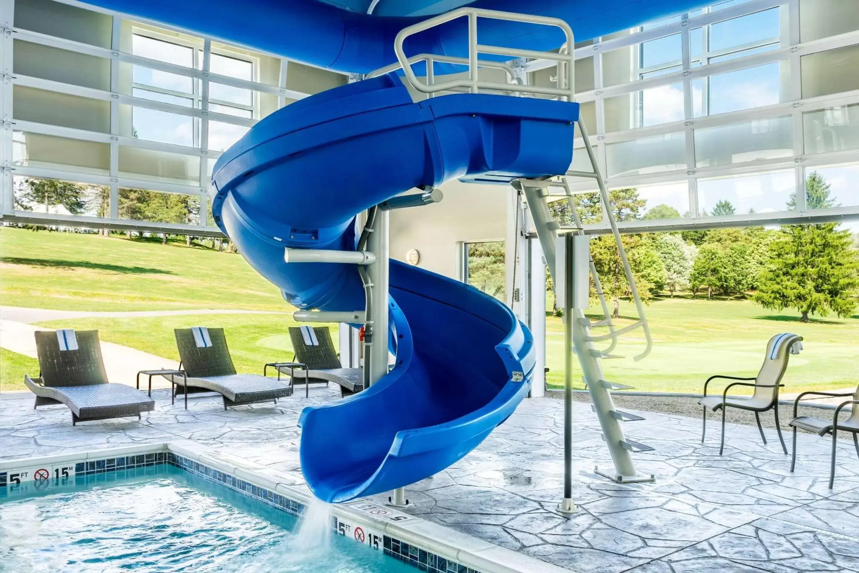 Pool view, Water Park in Comfort Suites DuBois