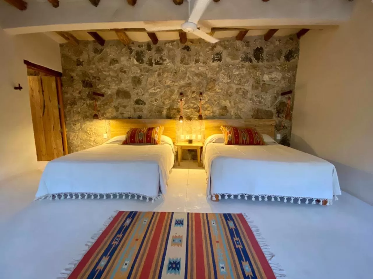 Bed in Hotel Pocna Tulum