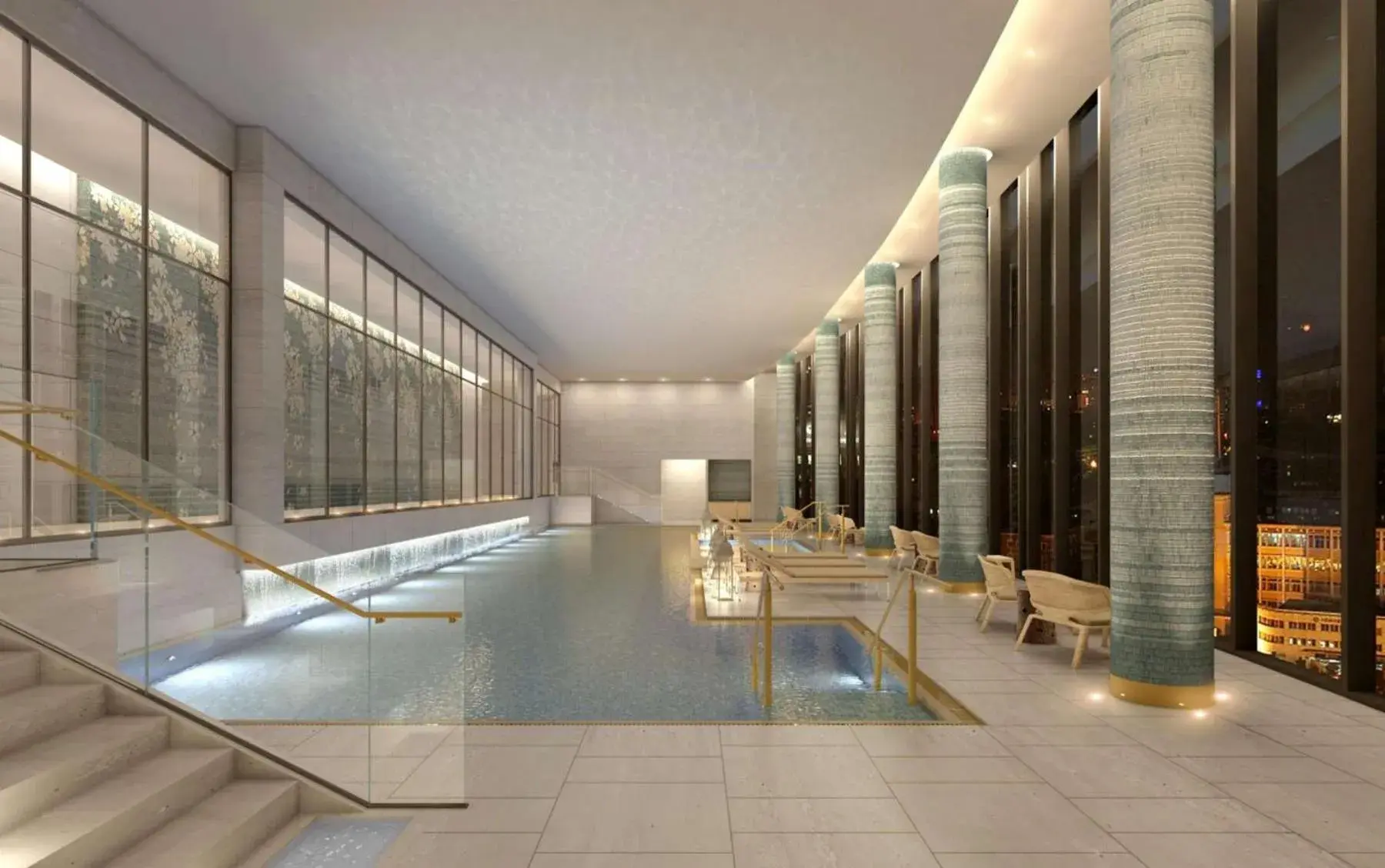 Pool view, Swimming Pool in Waldorf Astoria Chengdu